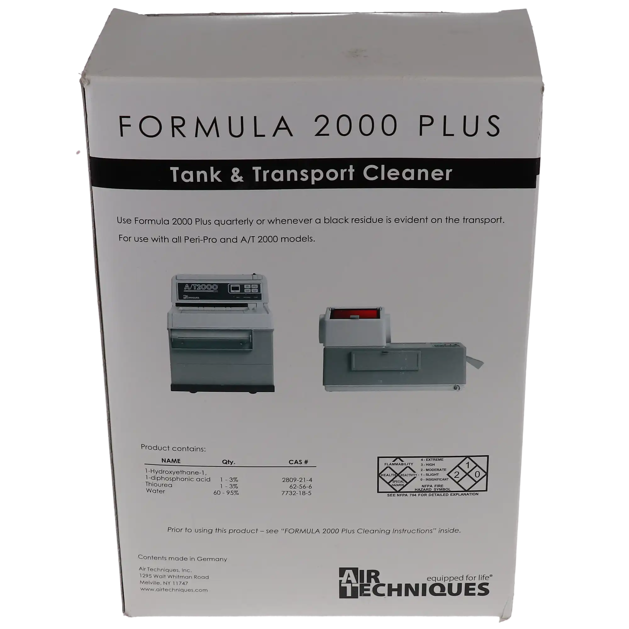Air Techniques Formula 2000 Plus Tank and Transport Cleaner Twin Pack, 2 x 1 Liter Bottles, 2 Sponges & Spatula, 43945 thumbnail 13