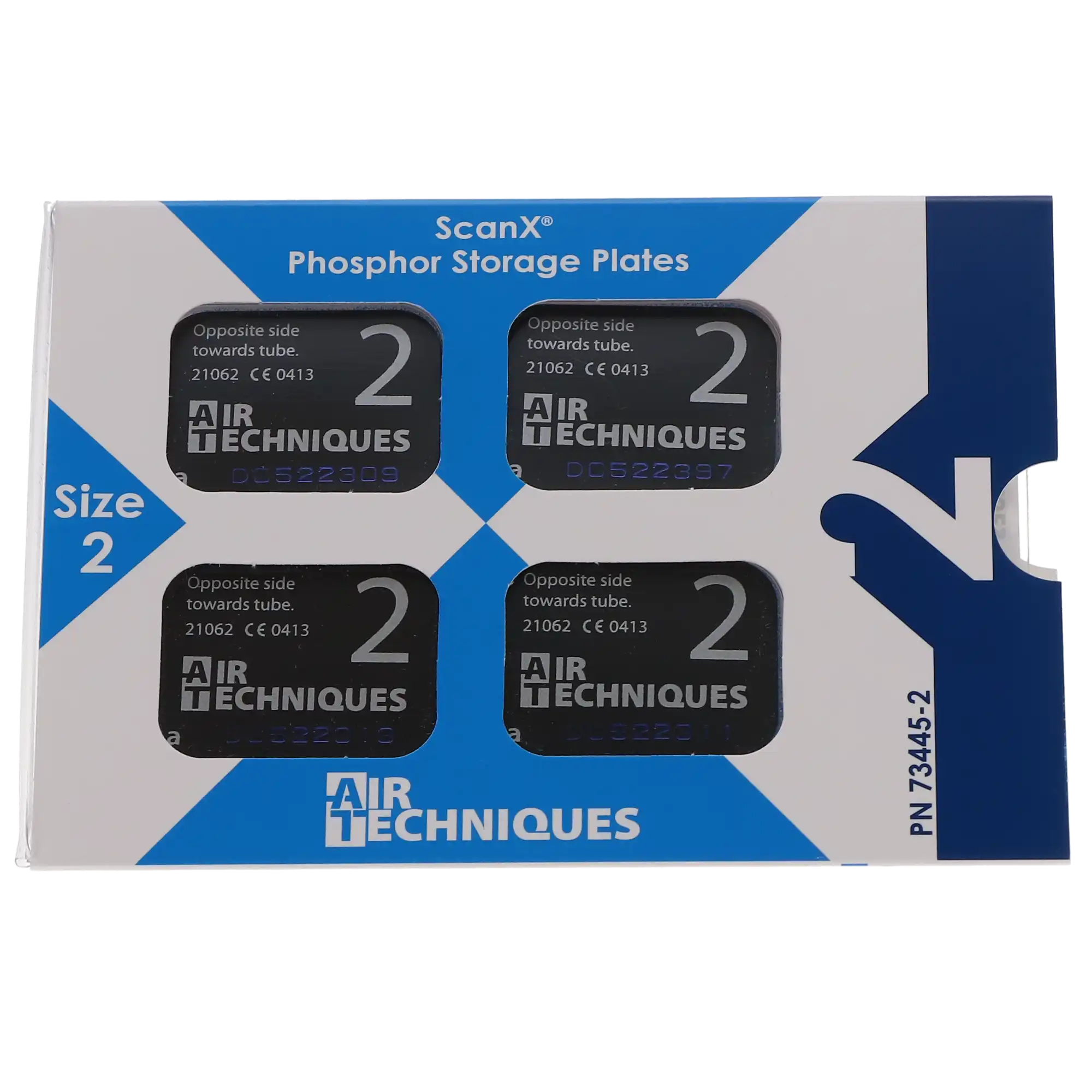 Air Techniques ScanX Intraoral Phosphor Storage Plate, Size 2, 4/Pk, 73445-2 thumbnail 5