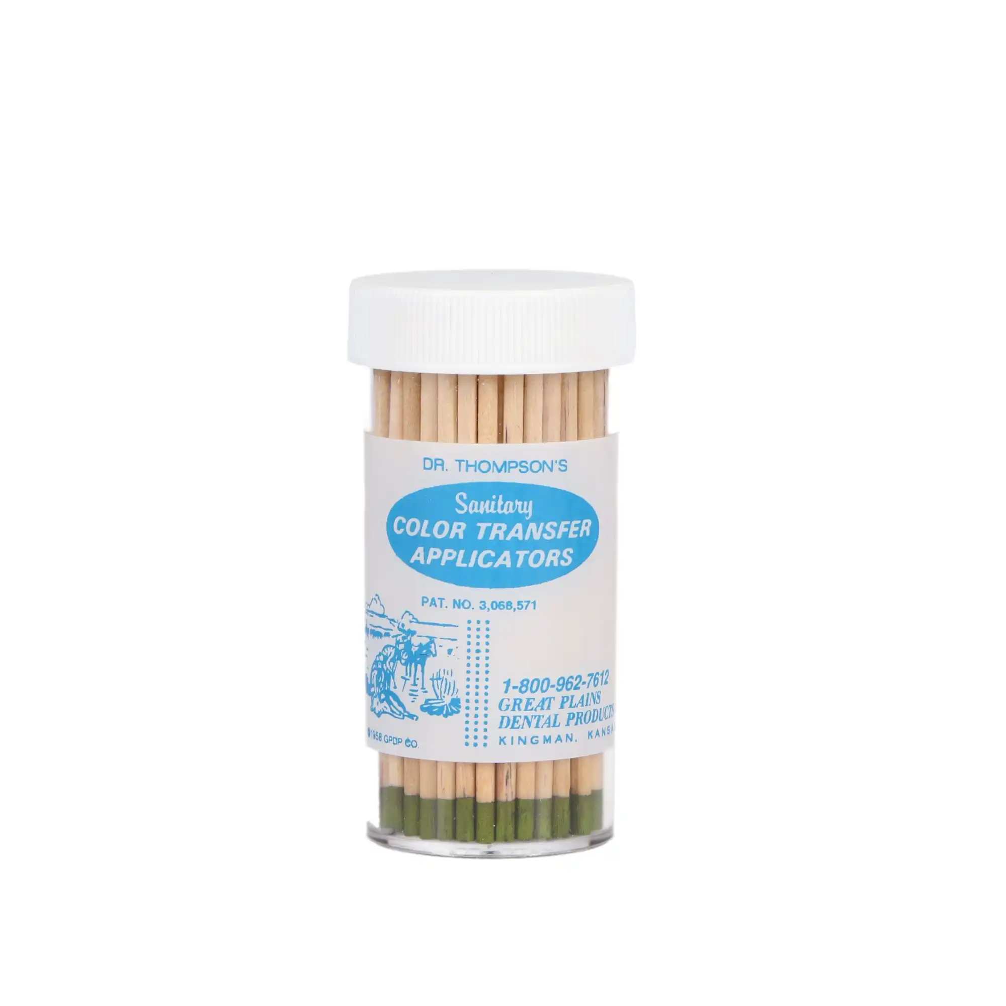Dr. Thompson Color Transfer Applicators, Jar Refill, 150/Pk, CTADRT thumbnail 2