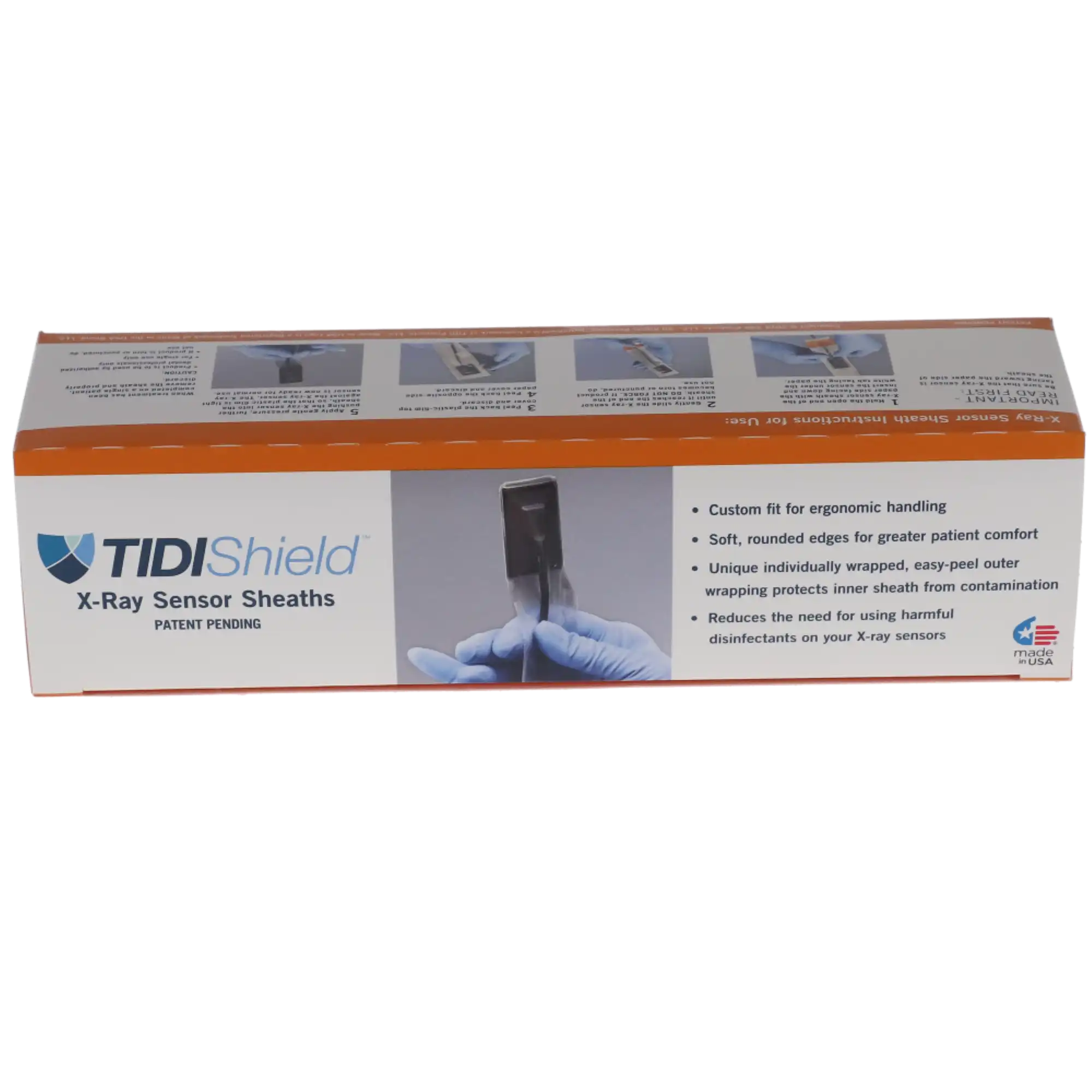 Tidi Products Custom Digital X-ray Sensor Sheaths for Schick Size 2, Latex-Free, 100/Box, 20825 thumbnail 3