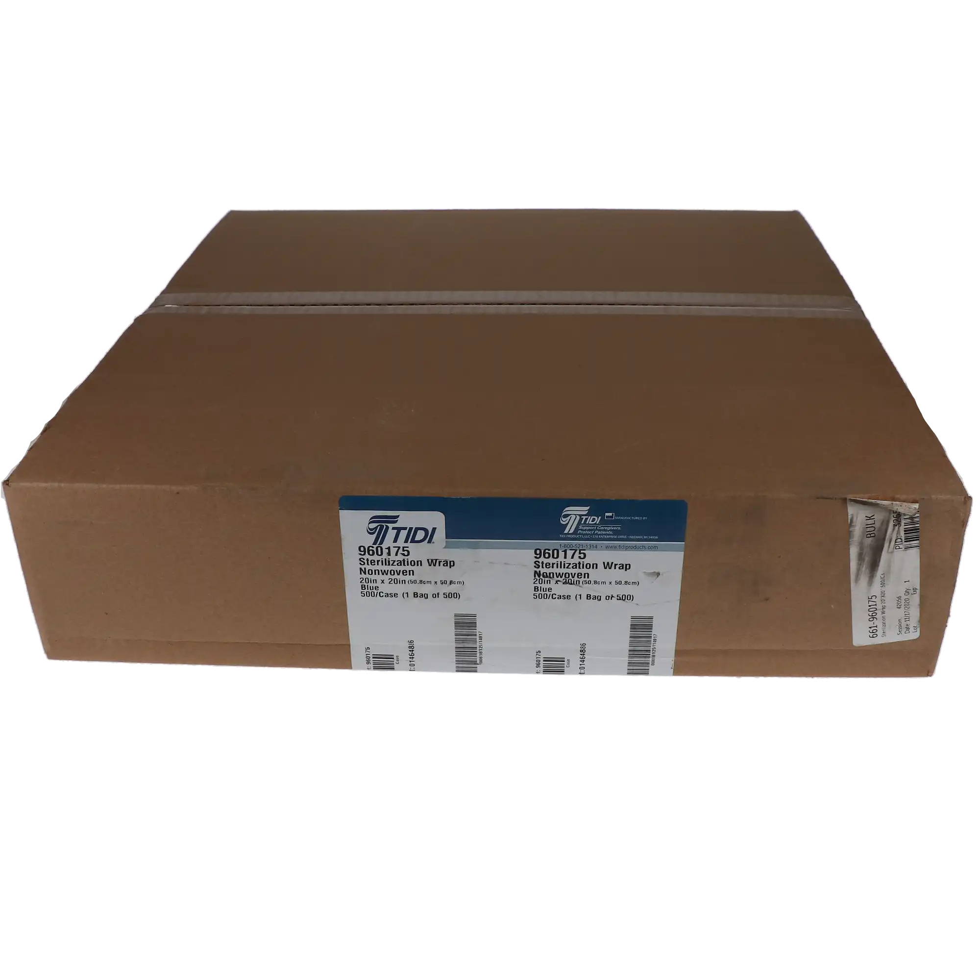 Tidi Products Sterilization Wrap, 20" x 20", Blue, 500/Case, 960175 thumbnail 7