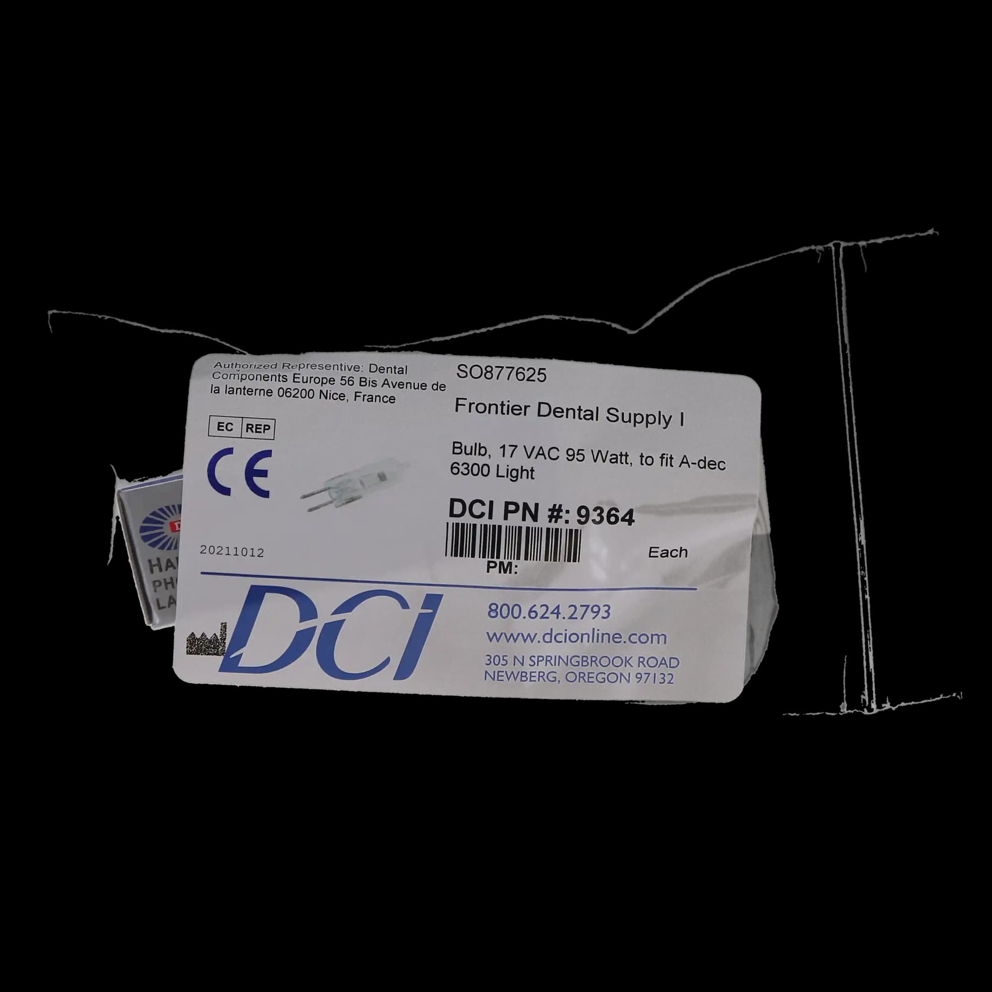 DCI International Replacement Bulb for A-dec 6300 / Cascade Light, 17V 95W, 9364, 1/Pk thumbnail 4