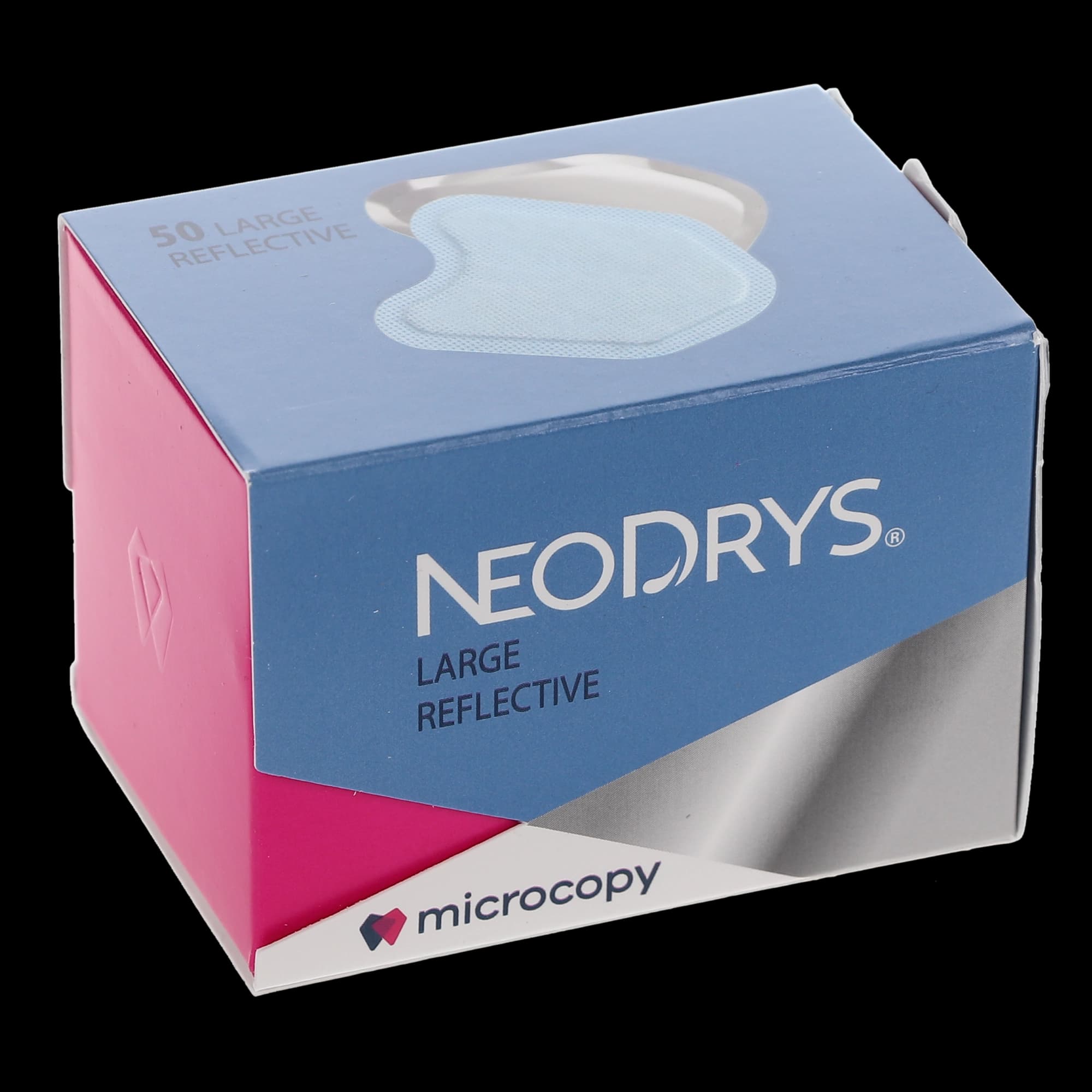 Microcopy NeoDrys Reflective Saliva Absorbent Cotton Roll Substitute, Large, Blue, 50/Pk, DYRL thumbnail 9