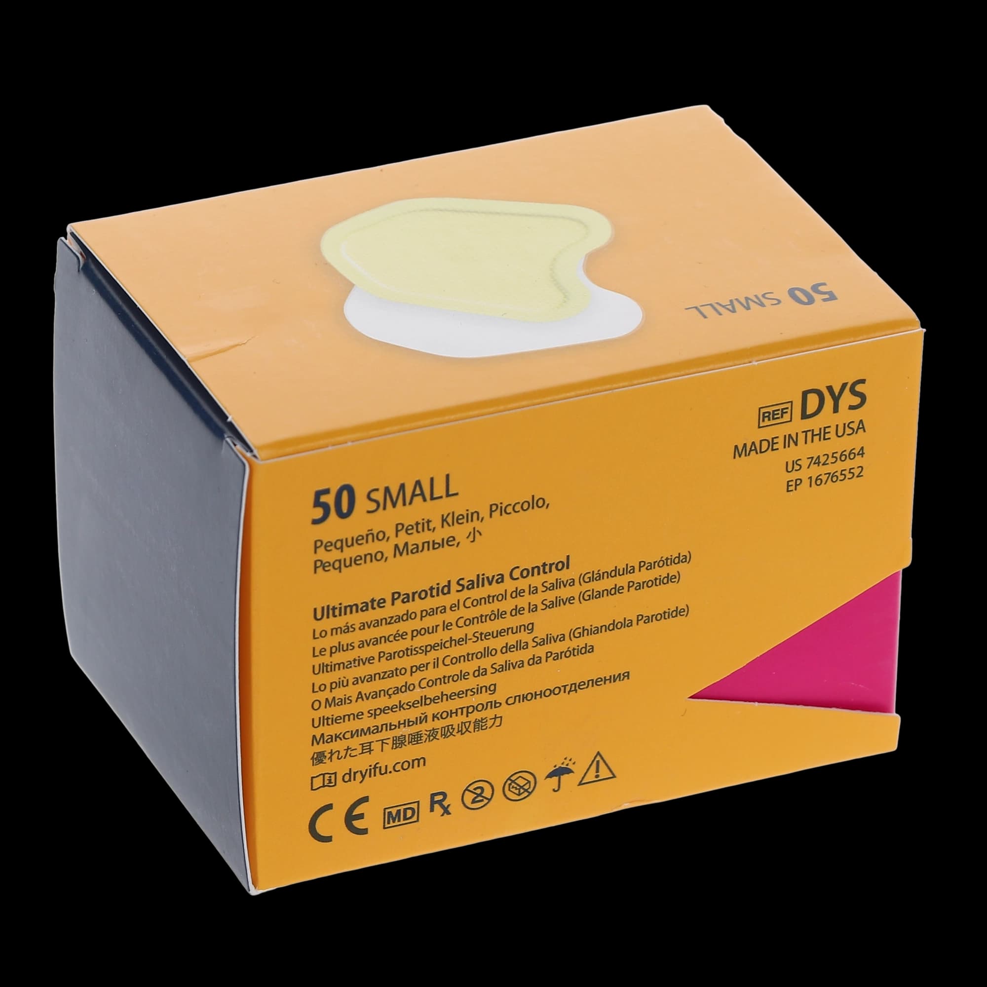 Microcopy NeoDrys Original Saliva Absorbent Cotton Roll Substitute, Small, Yellow, 50/Pk, DYS thumbnail 7