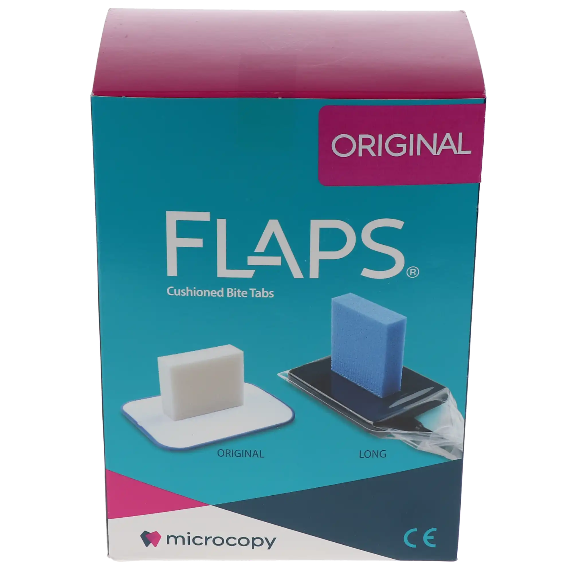 Microcopy FLAPS Original Cushioned Bite Tabs, White, 500/Box, FLF thumbnail 10