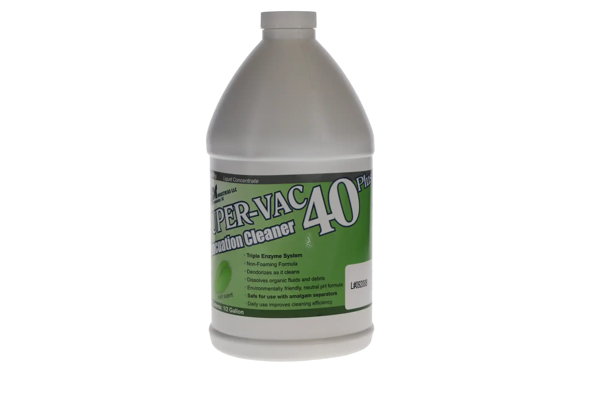 Keystone Evacuation Cleaner Plus Liquid Concentrate, Multi-Enzyme, Neutral pH, Non-Foaming, Peppermint, 64 oz Bottle, Makes 32 Gallons, 00138 thumbnail 5