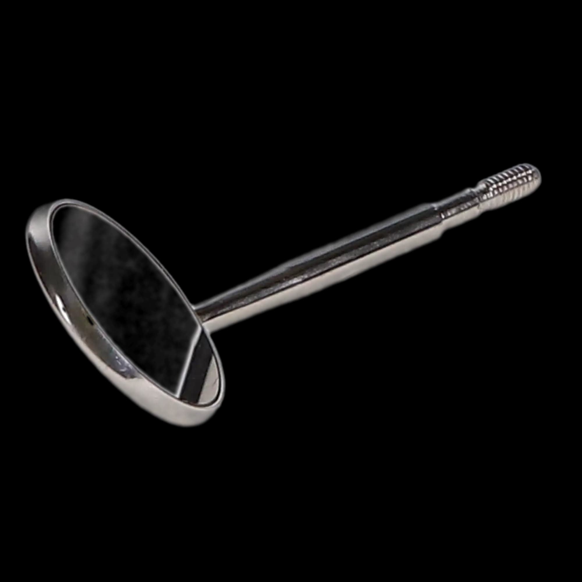 J&J Instruments Mouth Mirror Heads, Cone Socket, Front Surface Rhodium, #4, 12/Pk, IN07-200 thumbnail 2