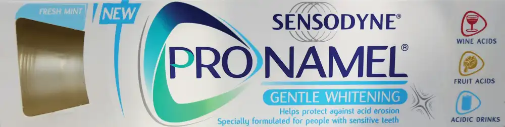 Sensodyne ProNamel Gentle Whitening Toothpaste, 0.8 oz Tubes, 36/Case - Sensodyne Pronamel Gentle Whitening, 0.8 oz, 36/Pk - Image 1