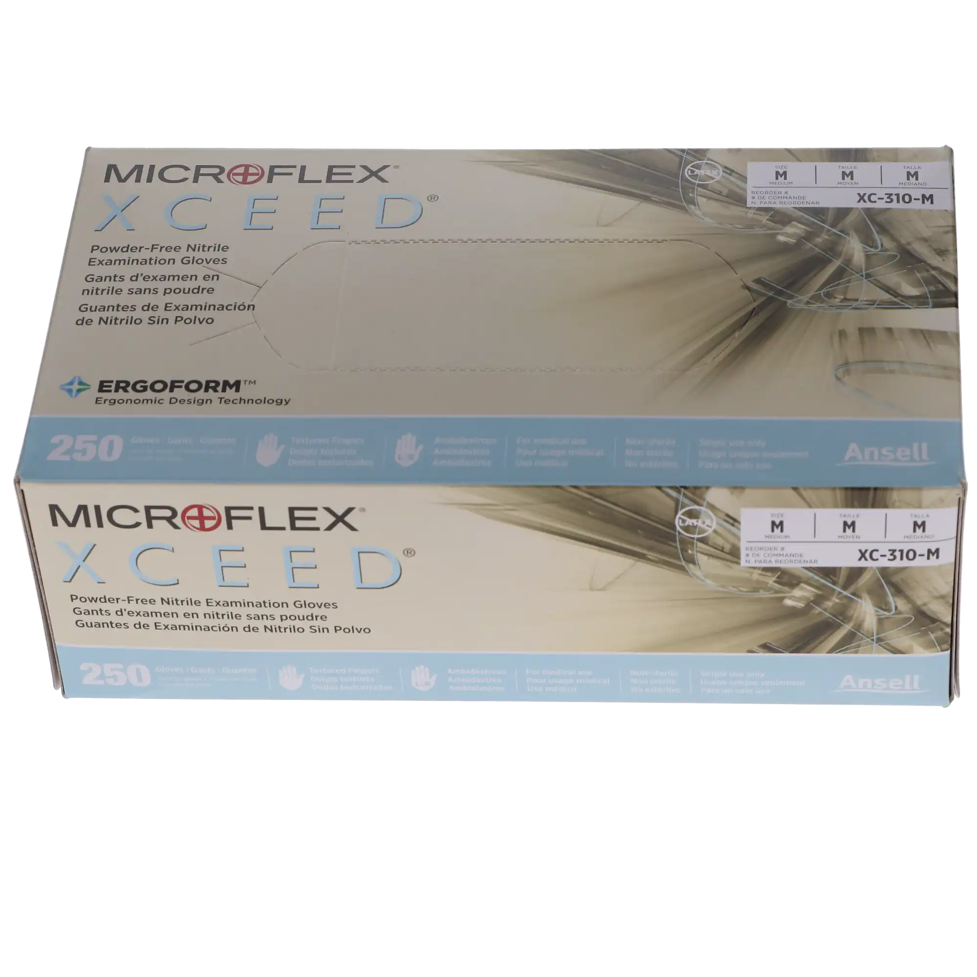 XCEED® Nitrile Examination Gloves, Powder Free, Latex Free, Non-Sterile, Blue, Medium, 250/Box, XC-310-M thumbnail 7