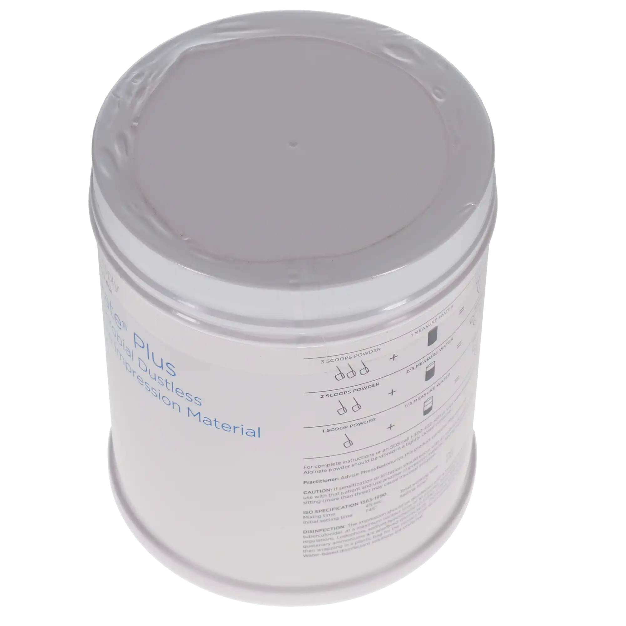 Jeltrate Plus Dustless Alginate, Fast Set, 1 lb Can, 9/Box thumbnail 3
