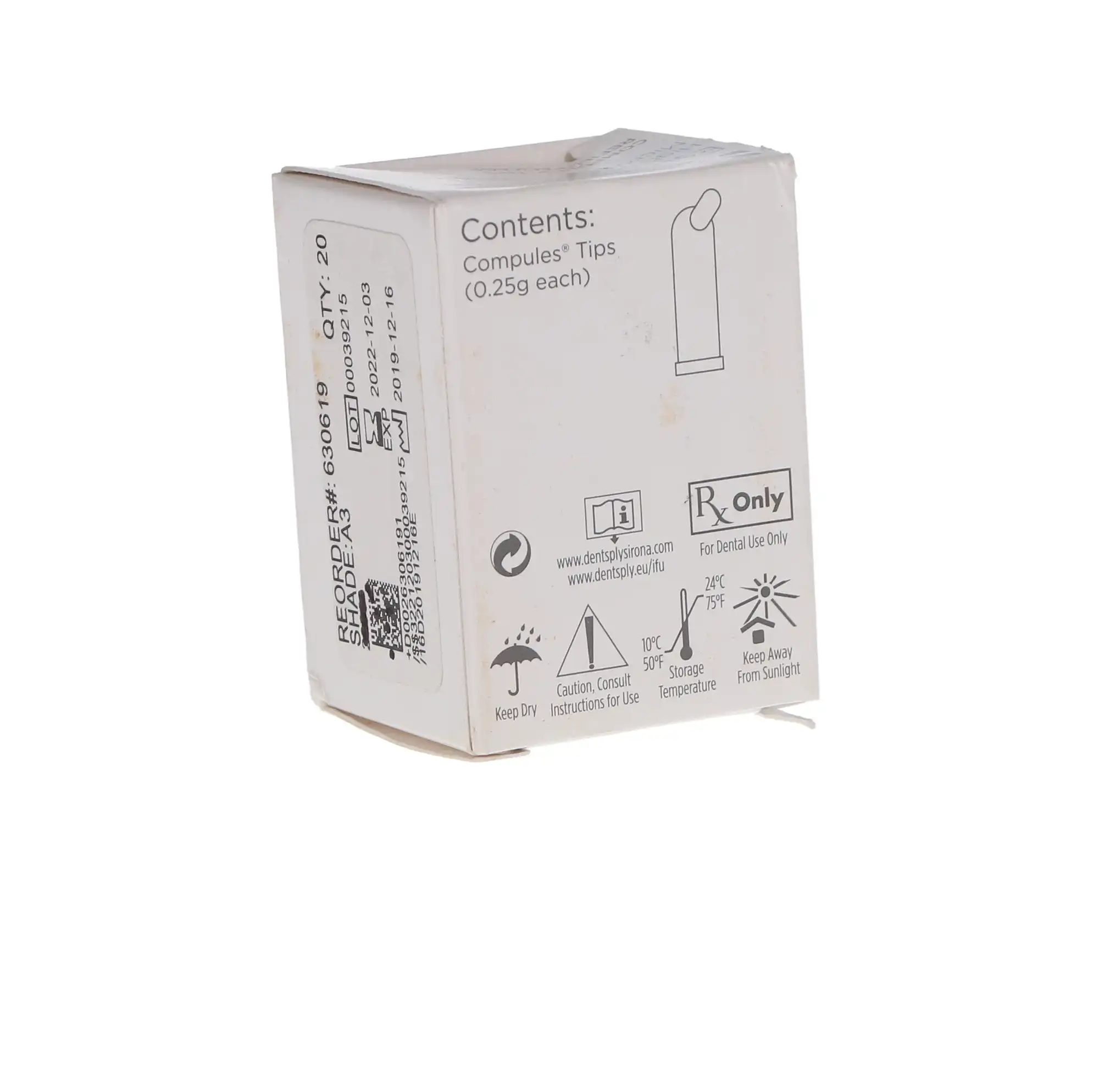 Esthet-X HD Micro Matrix Restorative Material, Compule Tip Refills, 0.25 g, A3, Regular Body, 20/Pk, 630619 thumbnail 11