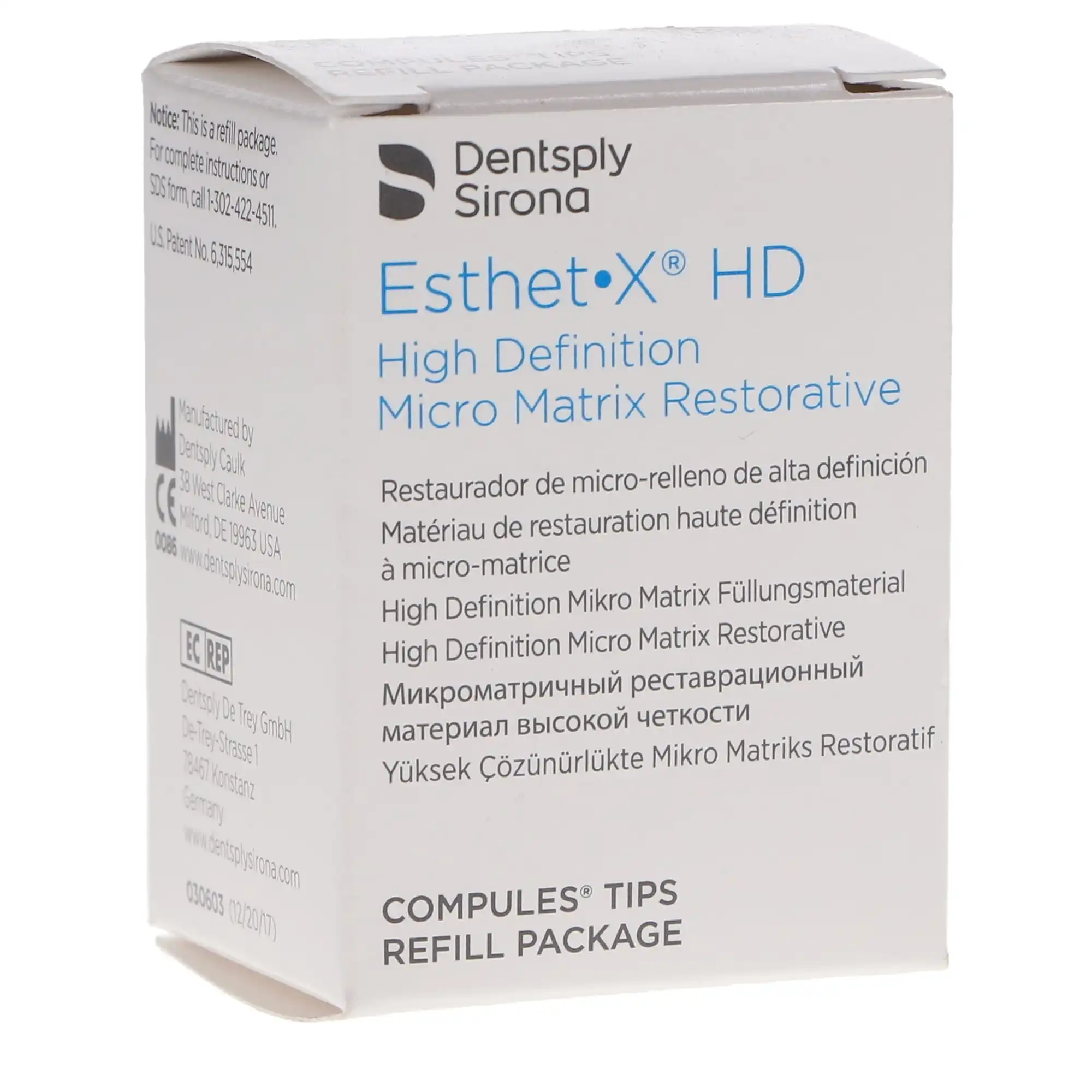 Esthet-X HD Micro Matrix Restorative Material, Compule Tip Refills, 0.25 g, A3.5, 20/Pk, 630620 thumbnail 11
