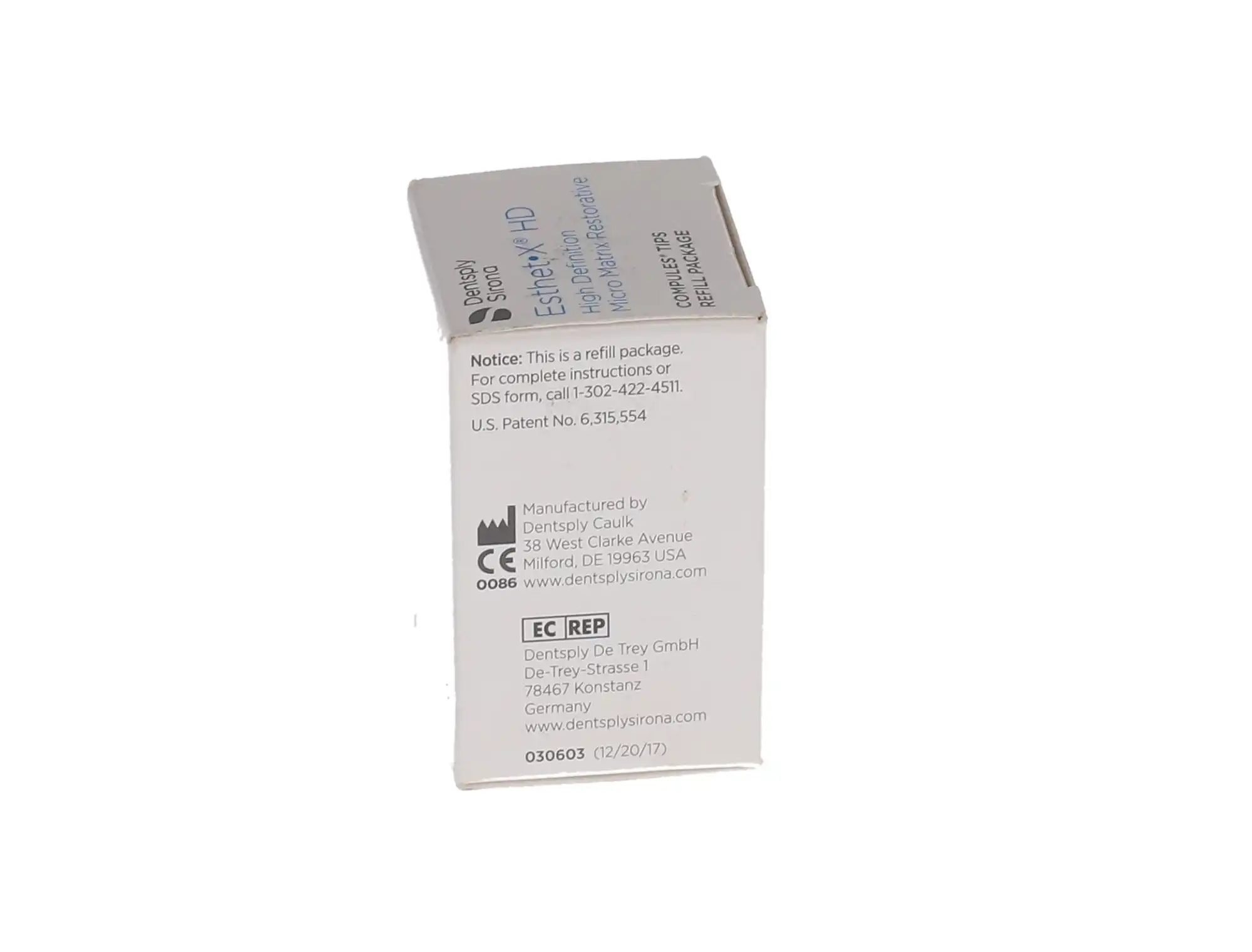 Esthet-X HD Micro Matrix Restorative Material, Compule Tip Refills, 0.25 g, Shade B1, Regular Body, 20/Pk, 630622 thumbnail 11