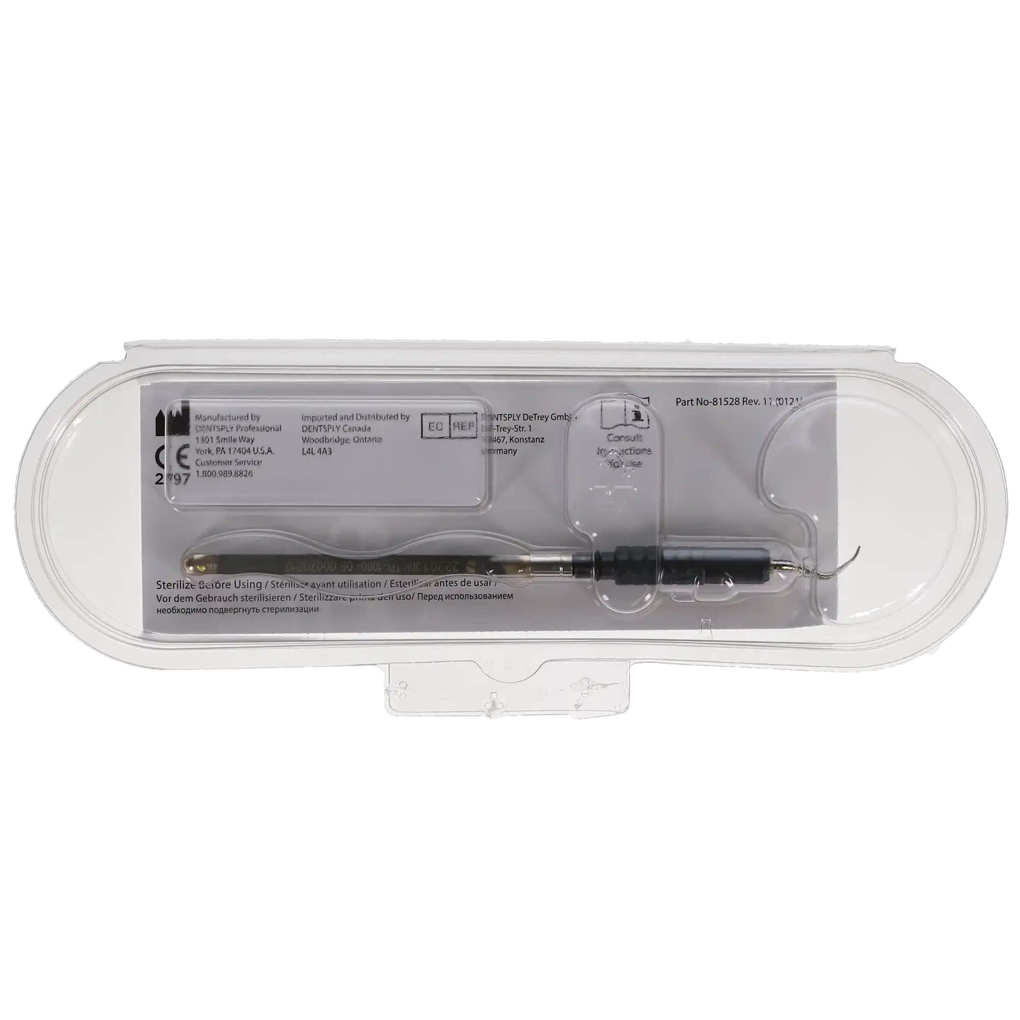 Cavitron Thru Flow Ultrasonic Insert TFI-1000, Triple Bend, 30 kHz, Black Grip, 1/Pk, 6374110 thumbnail 5