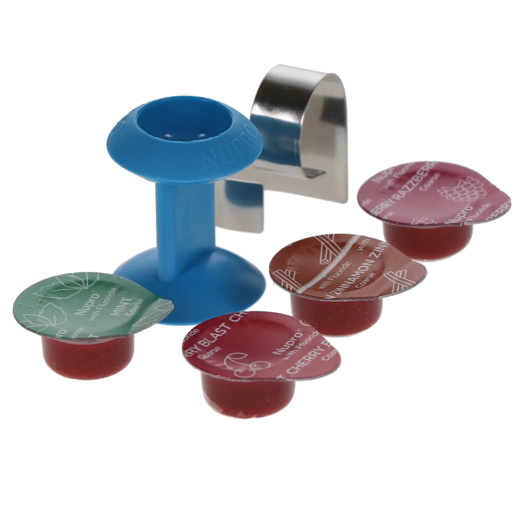 NUPRO® Prophy Paste, Coarse Grit, Adult Variety Pack with Fluoride, 200 Single-Dose Cups (50 each CherryBlast, Mint, Razzberry, Zinnamon), 638028 thumbnail 9