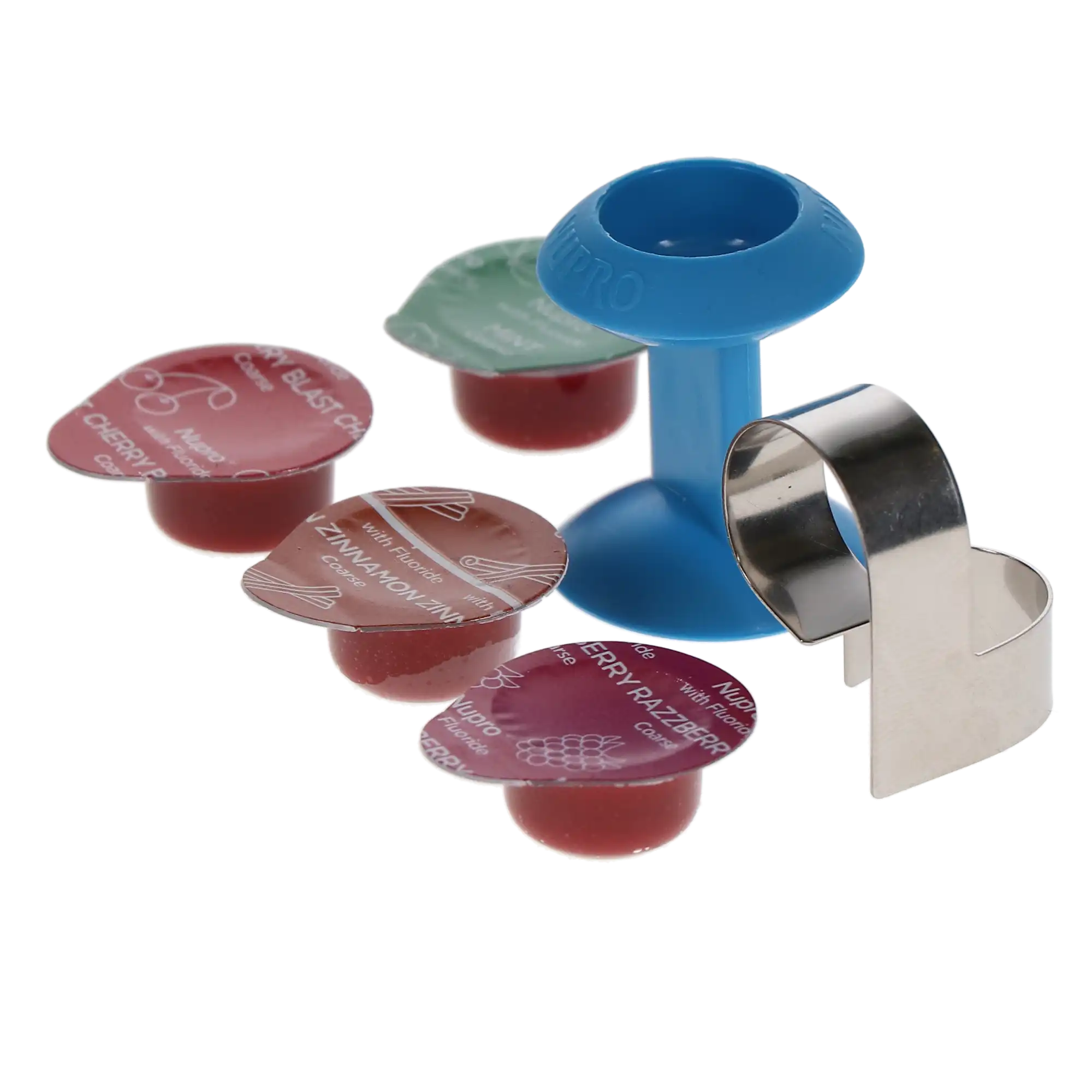 NUPRO® Prophy Paste, Coarse Grit, Adult Variety Pack with Fluoride, 200 Single-Dose Cups (50 each CherryBlast, Mint, Razzberry, Zinnamon), 638028 thumbnail 10