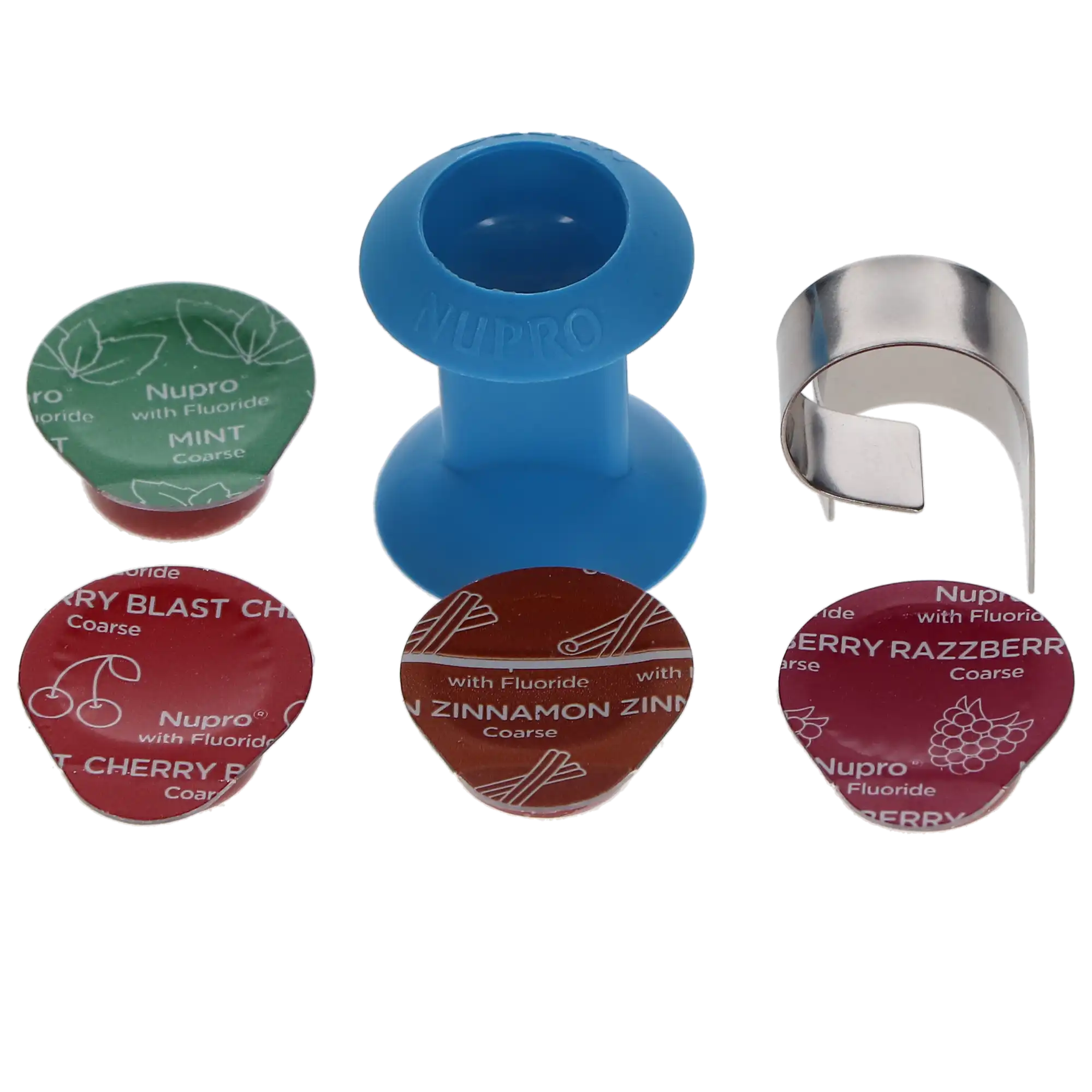 NUPRO® Prophy Paste, Coarse Grit, Adult Variety Pack with Fluoride, 200 Single-Dose Cups (50 each CherryBlast, Mint, Razzberry, Zinnamon), 638028 thumbnail 13