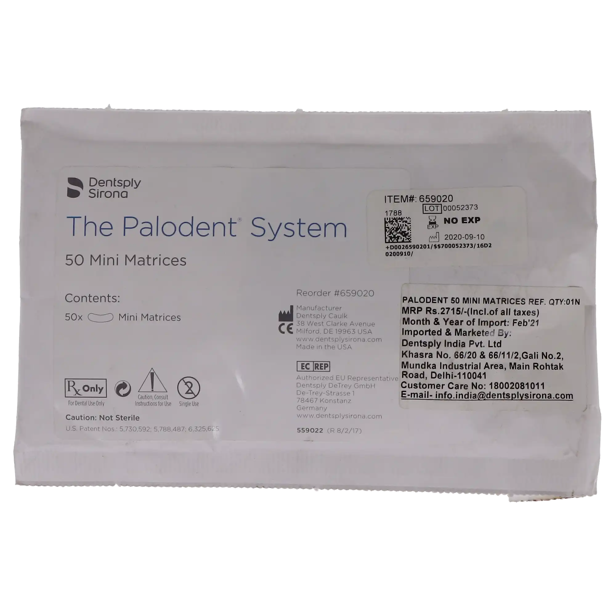 Palodent Sectional Matrix System Mini-Matrix Refill, 50/Pkg, 659020 thumbnail 8
