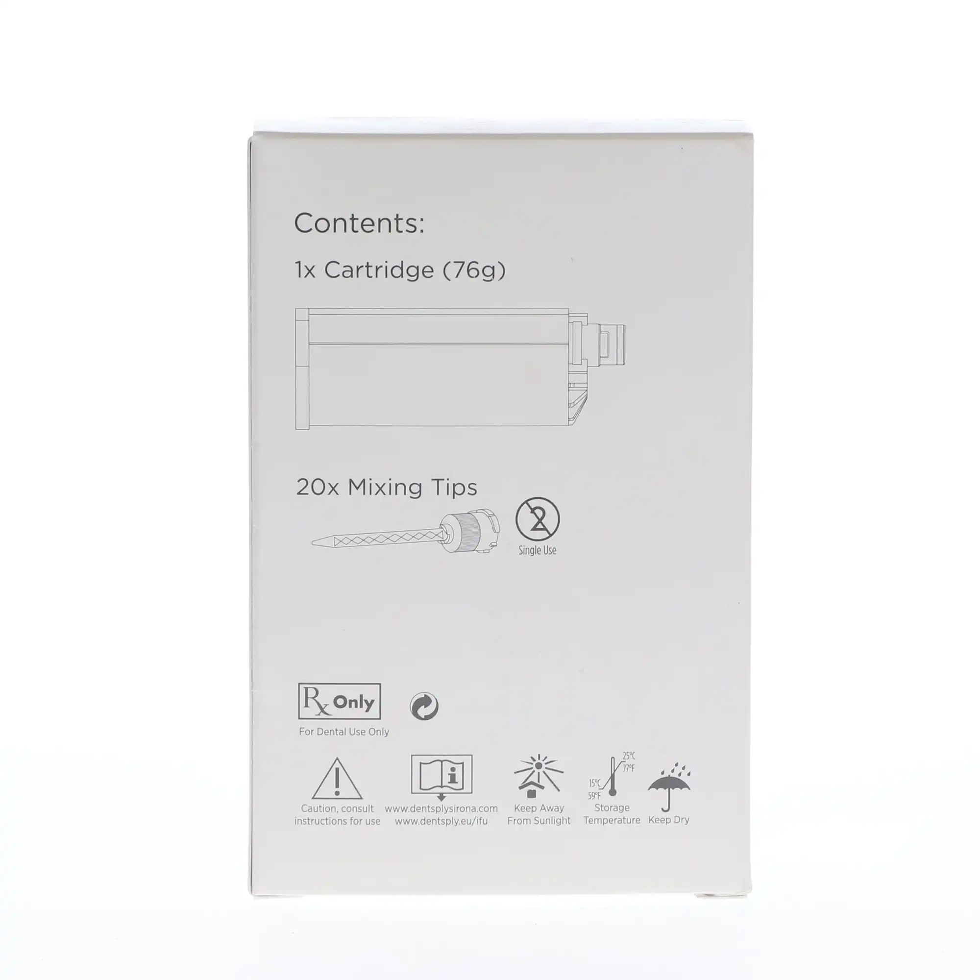 Integrity Temporary Crown & Bridge Material, Cartridge Refill, Shade B1, 76 g, 1/Pk, 666240 thumbnail 9