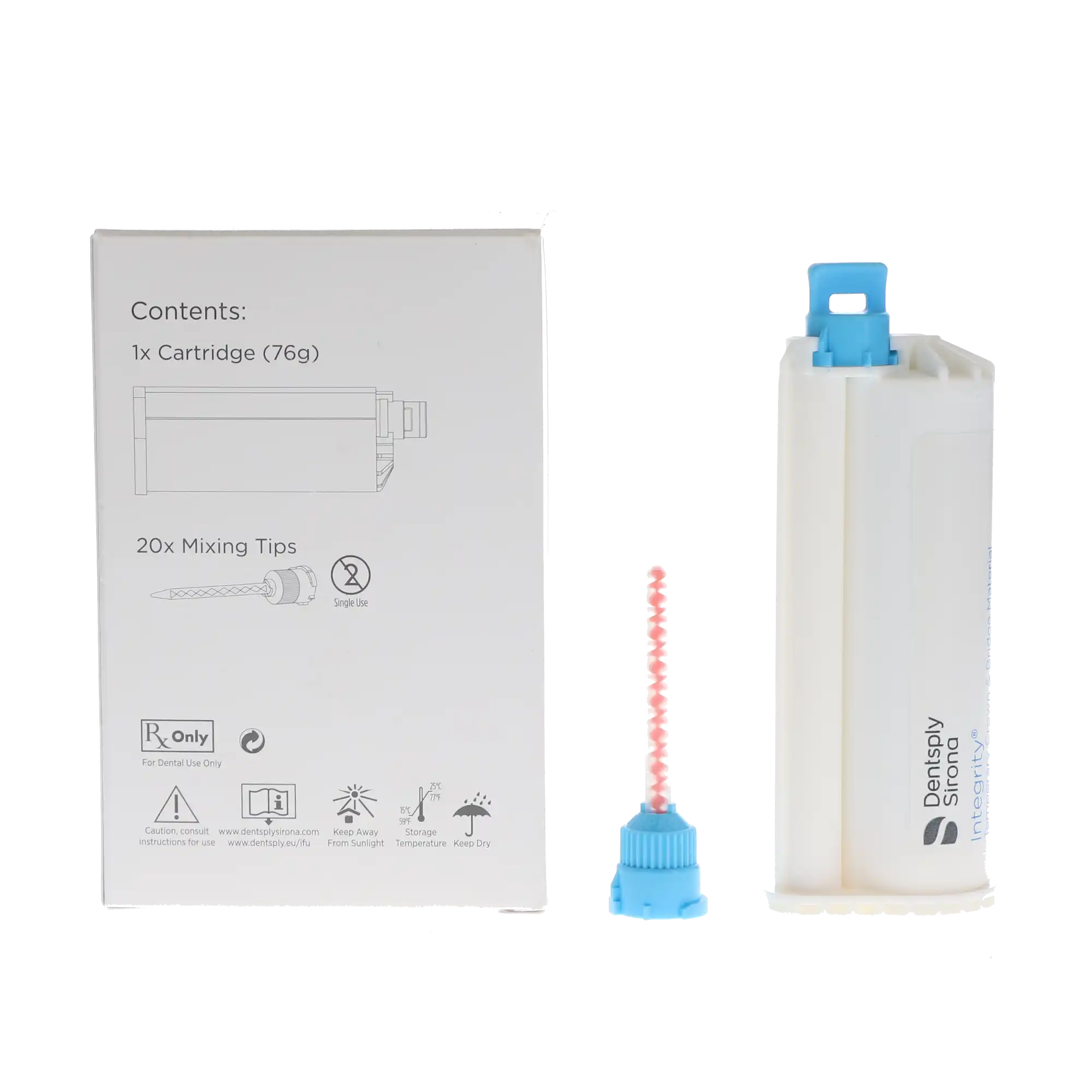 Integrity Temporary Crown & Bridge Material, Cartridge Refill, Shade B1, 76 g, 1/Pk, 666240 thumbnail 11