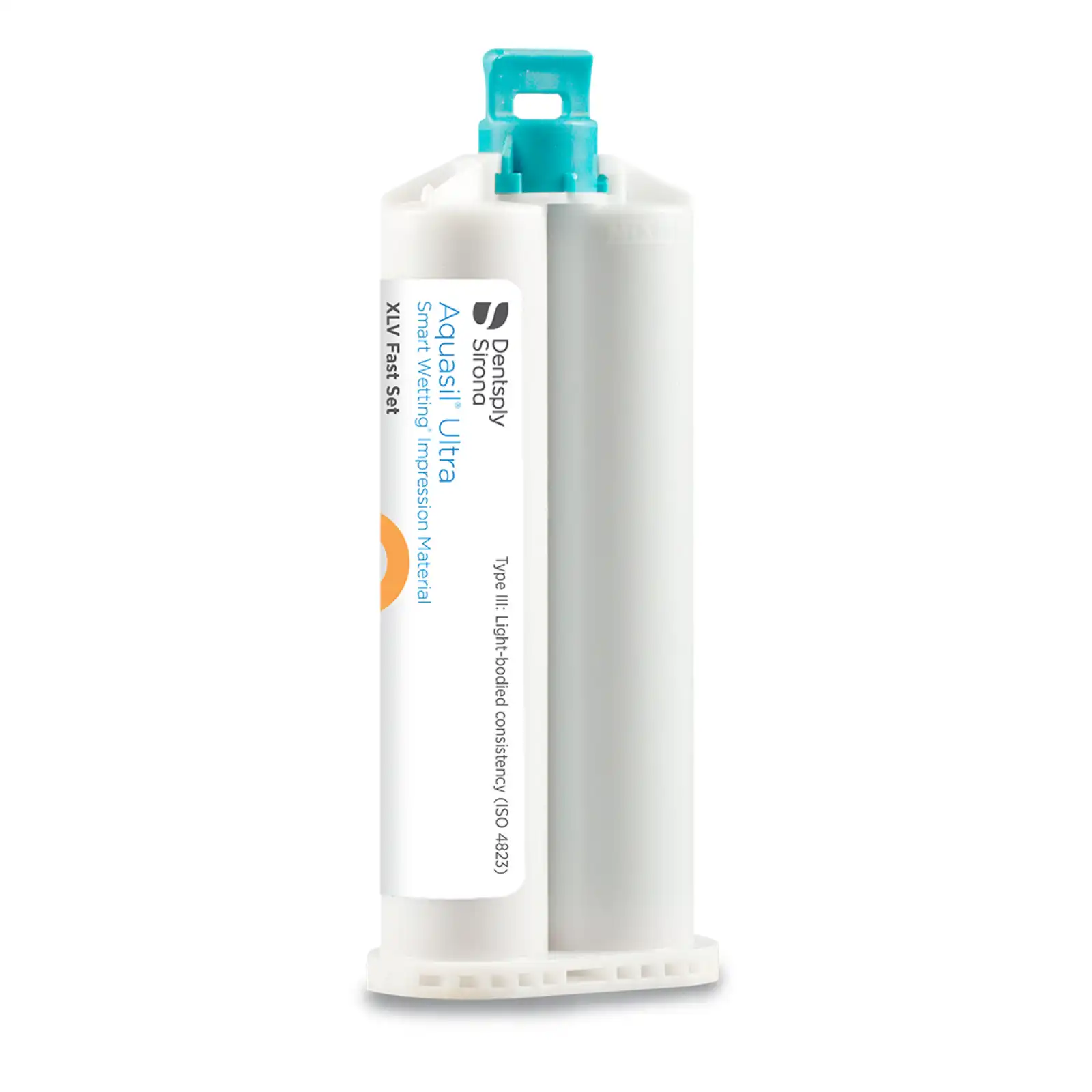 Aquasil Ultra Smart Wetting Impression Material, Xtra Light Body (XLV), Fast Set, 50 ml Cartridges, Mint/Orange, 4/Pk, 678770 thumbnail 2