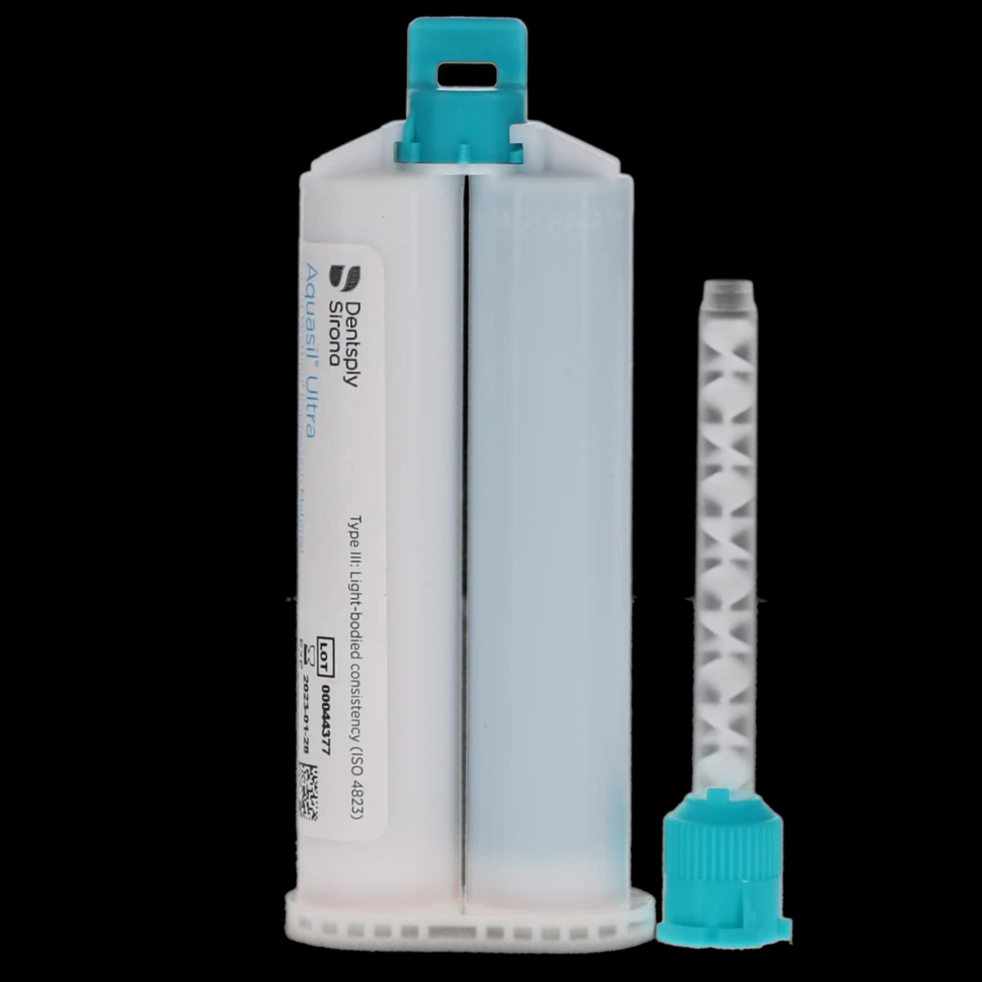 Aquasil Ultra Smart Wetting Impression Material, Light Body (LV), Regular Set, 50 ml Cartridges, Mint, Teal, 4/Pk, 678771 thumbnail 6