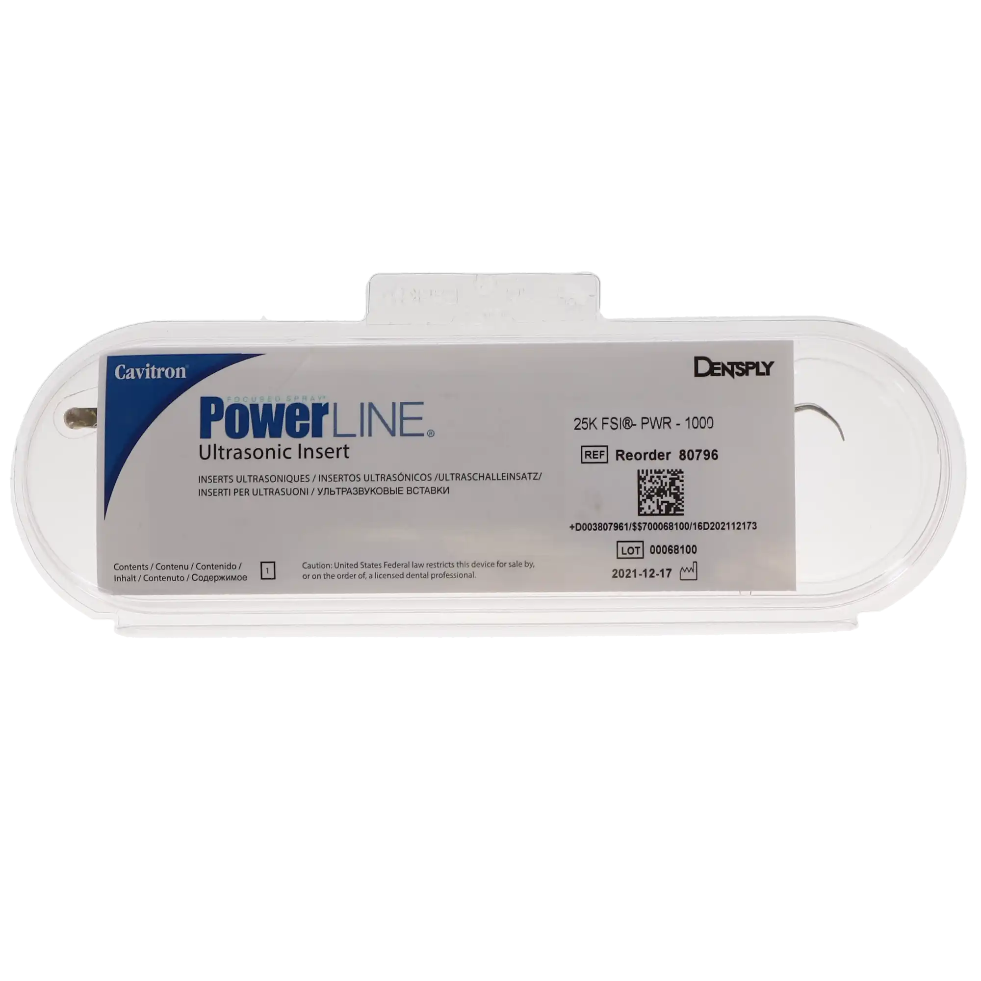 Cavitron FSI PowerLine-1000 Ultrasonic Insert, 25K, Light Blue Grip, 1/Pk, 80796 thumbnail 11