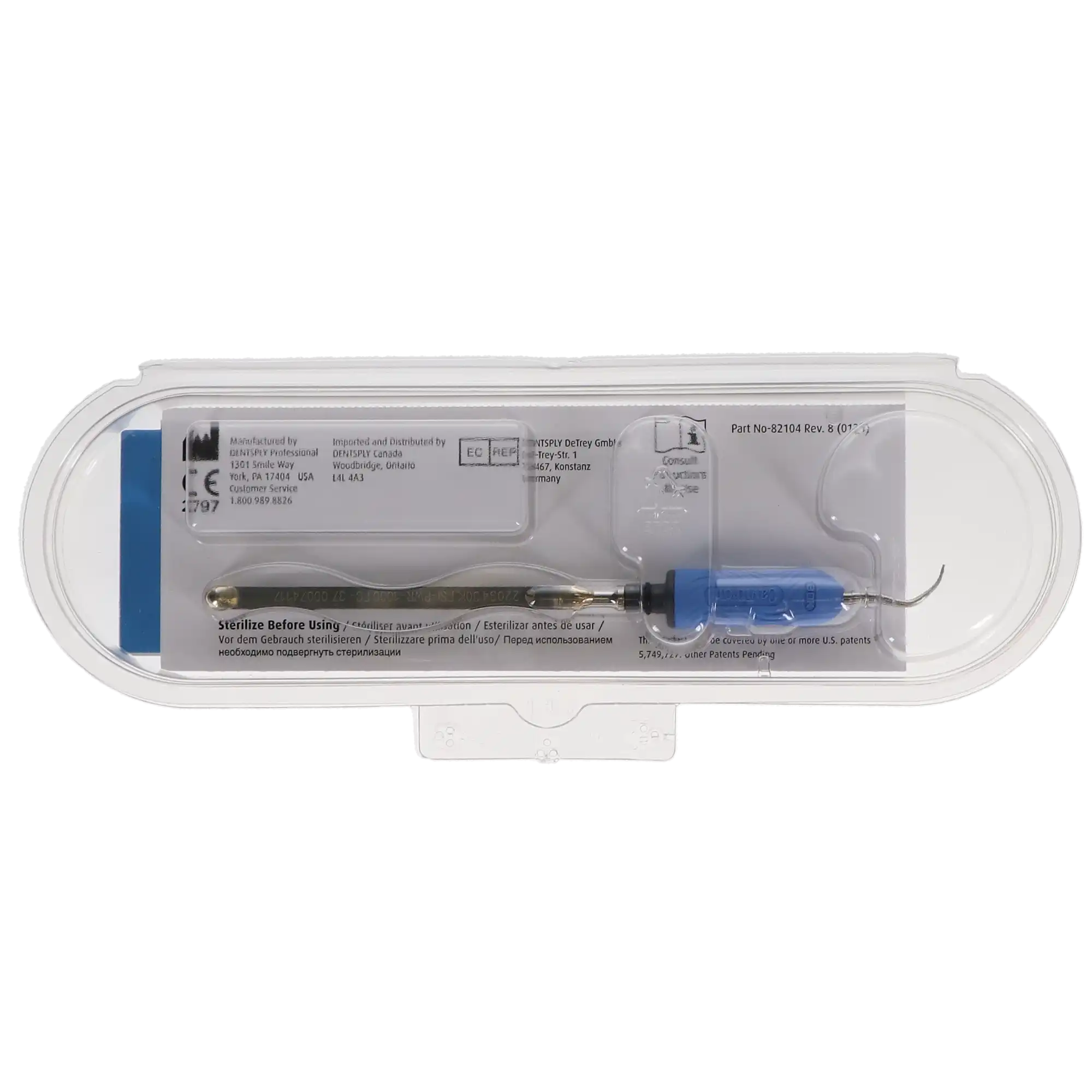 Cavitron FSI PowerLINE-1000 FitGrip Ultrasonic Insert, 30K, Triple Bend, Blue, 1/Pk, 82004 thumbnail 10