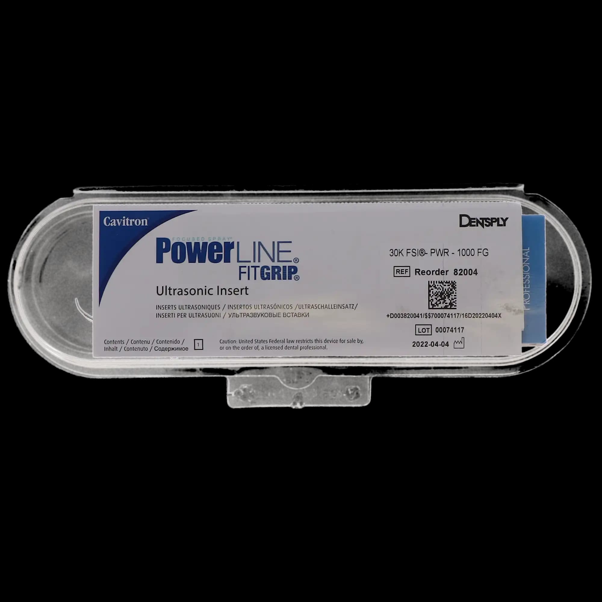 Cavitron FSI PowerLINE-1000 FitGrip Ultrasonic Insert, 30K, Triple Bend, Blue, 1/Pk, 82004 thumbnail 11