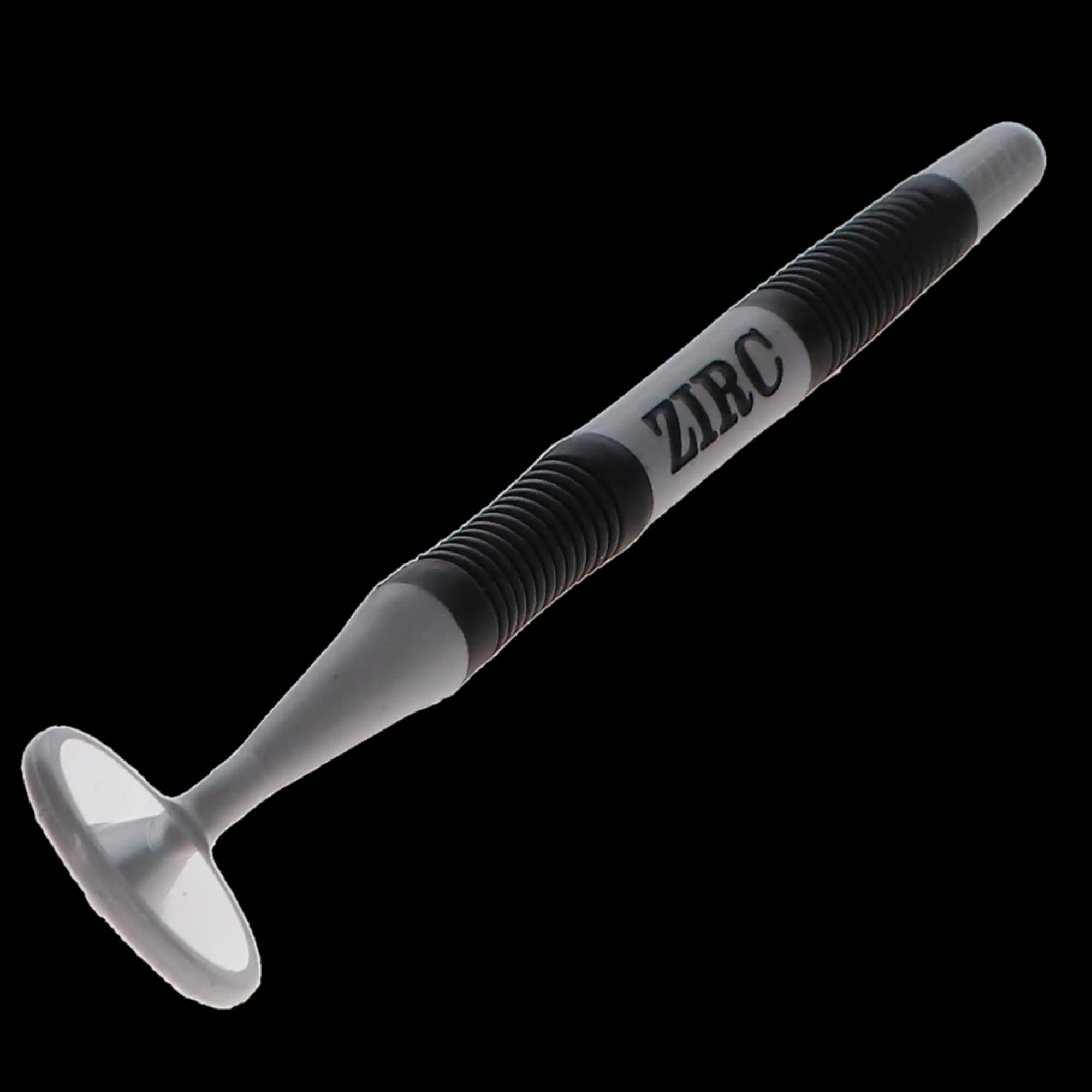 Zirc Crystal HD® #5 Mouth Mirror with Soft Grip Handle, Black/Gray, 12/Pack, 50Z364 thumbnail 2