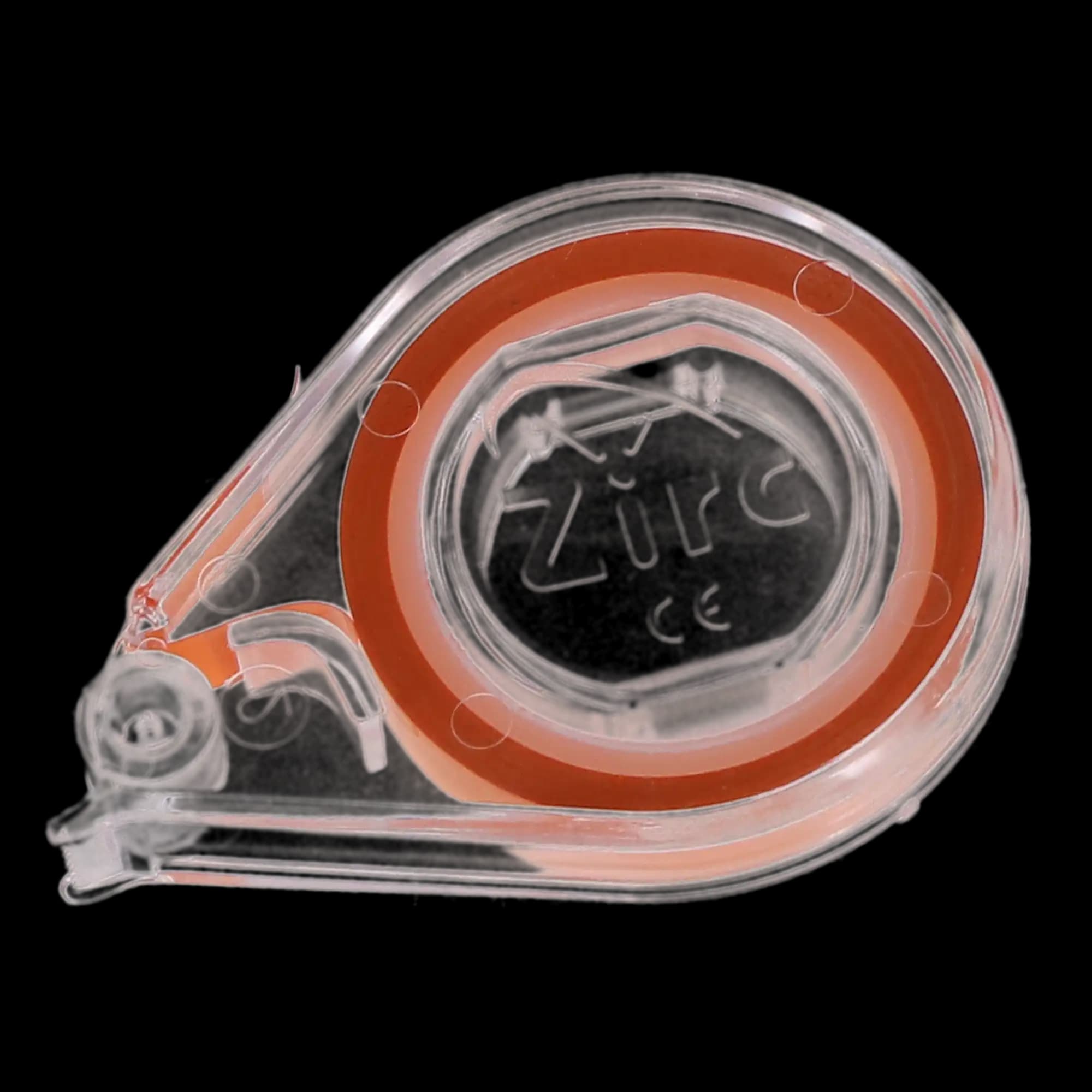 Zirc E-Z ID Tape Roll, Neon Orange, 10' x 1/4", Dispenser with Cutter, Autoclavable, 1 Roll, 70Z300Q thumbnail 4