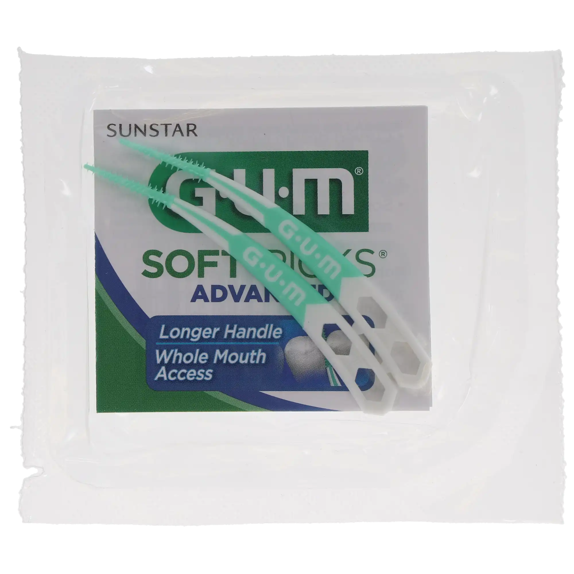 GUM Soft-Picks Advanced Interdental Cleaners, 2 per Pack, 110 Packs/Box, 220 Cleaners Total, 650PA thumbnail 3