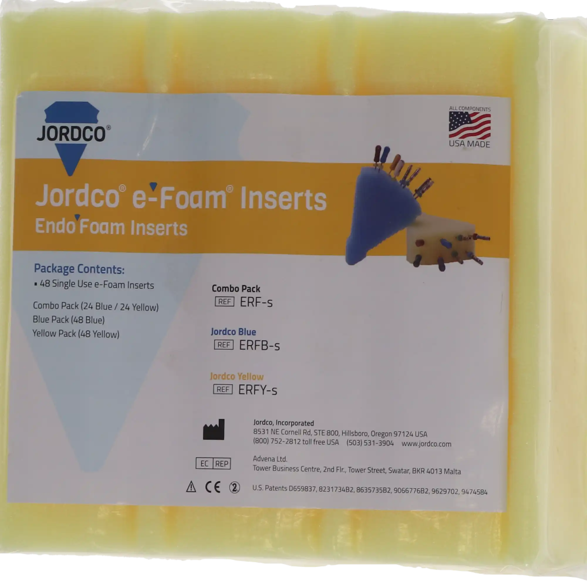 Jordco e-Foam Insert Yellow Refill Pack of 48, ERFY-S thumbnail 4