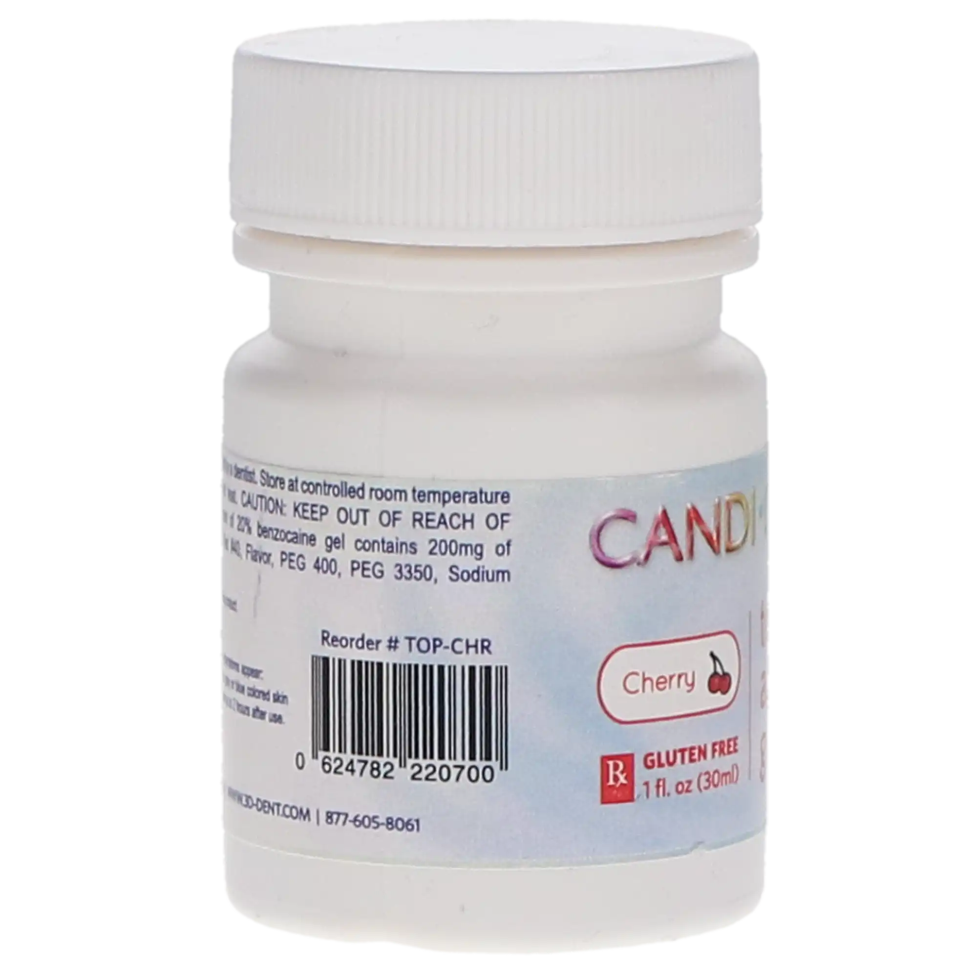Candi-Caine Topical Anesthetic Gel, 20% Benzocaine, 1 oz Jar, Cherry, 1/Pk thumbnail 4