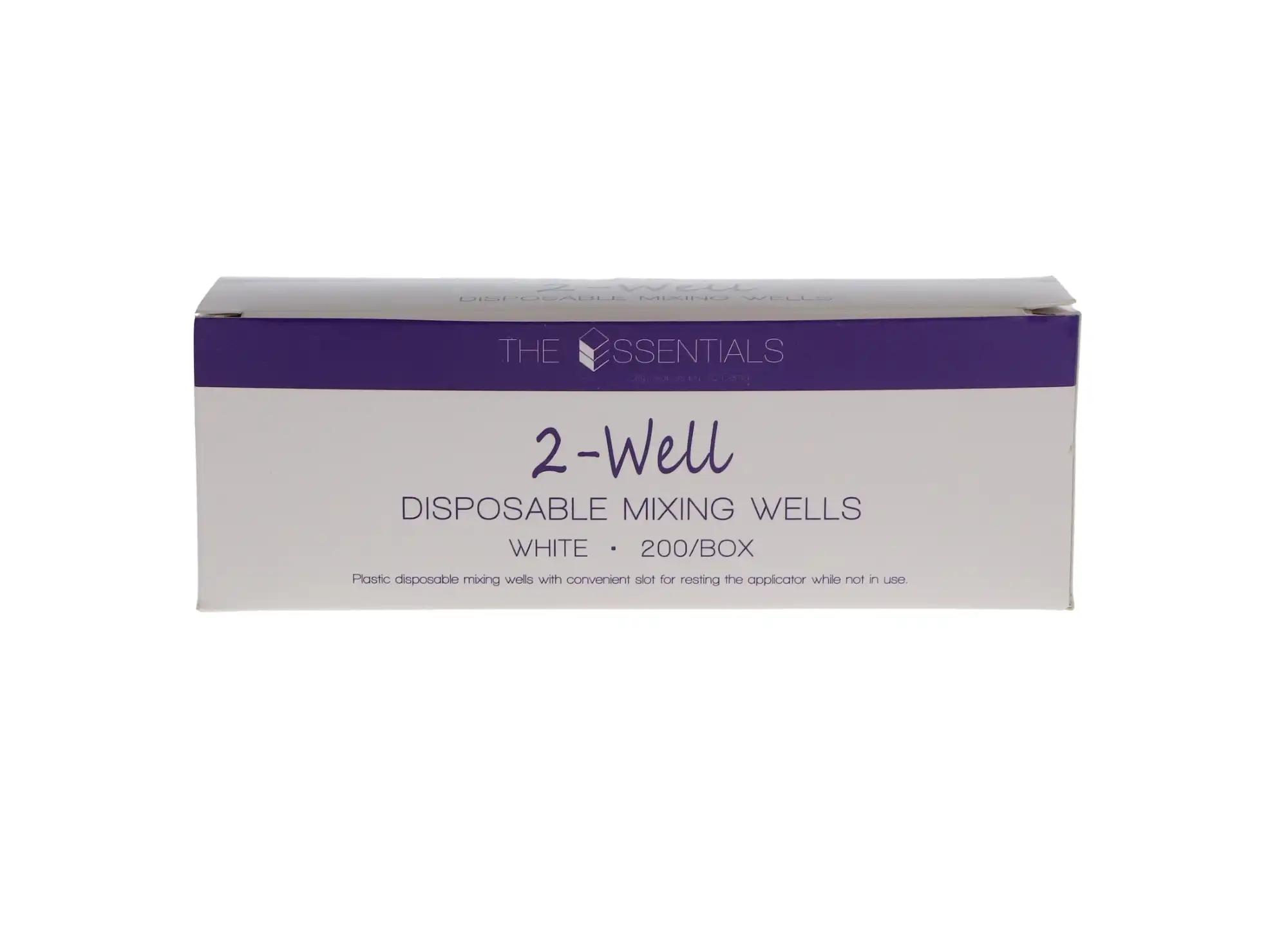 The Essentials Disposable Mixing Wells, 2-Well, White, 200/Pk, DMW-2 thumbnail 4