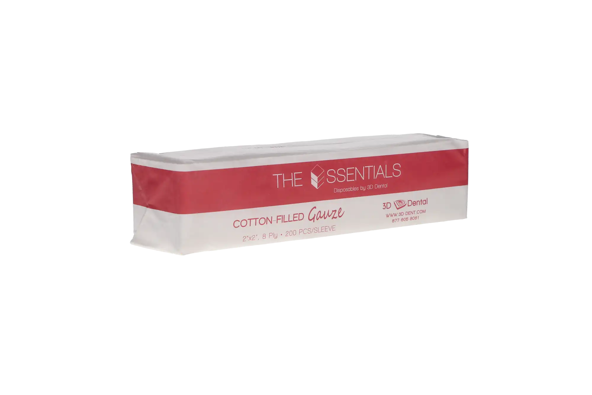 The Essentials Gauze Cotton Filled Non-Sterile 2x2 8-Ply, 5000/Case, CF22 thumbnail 3