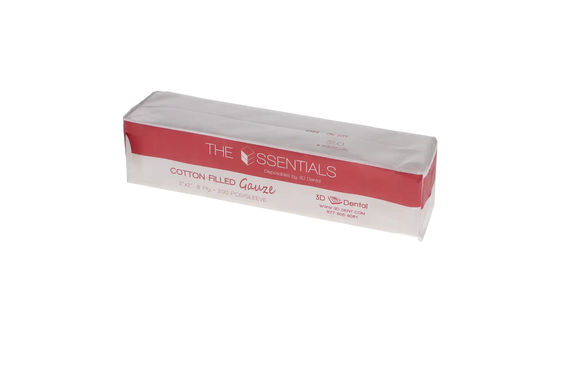 The Essentials Gauze Cotton Filled Non-Sterile 2x2 8-Ply, 5000/Case, CF22 thumbnail 4