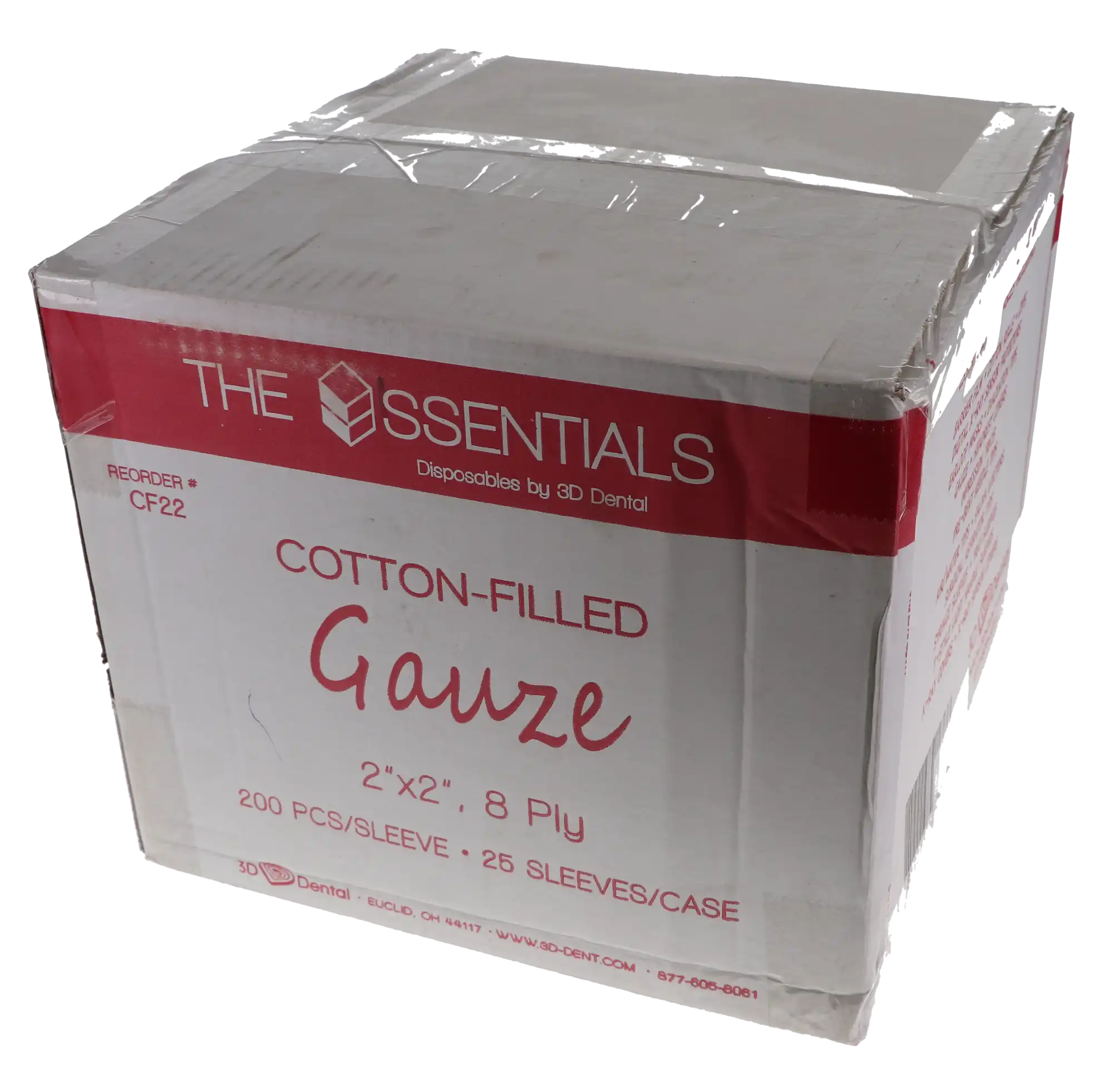 The Essentials Gauze Cotton Filled Non-Sterile 2x2 8-Ply, 5000/Case, CF22 thumbnail 5