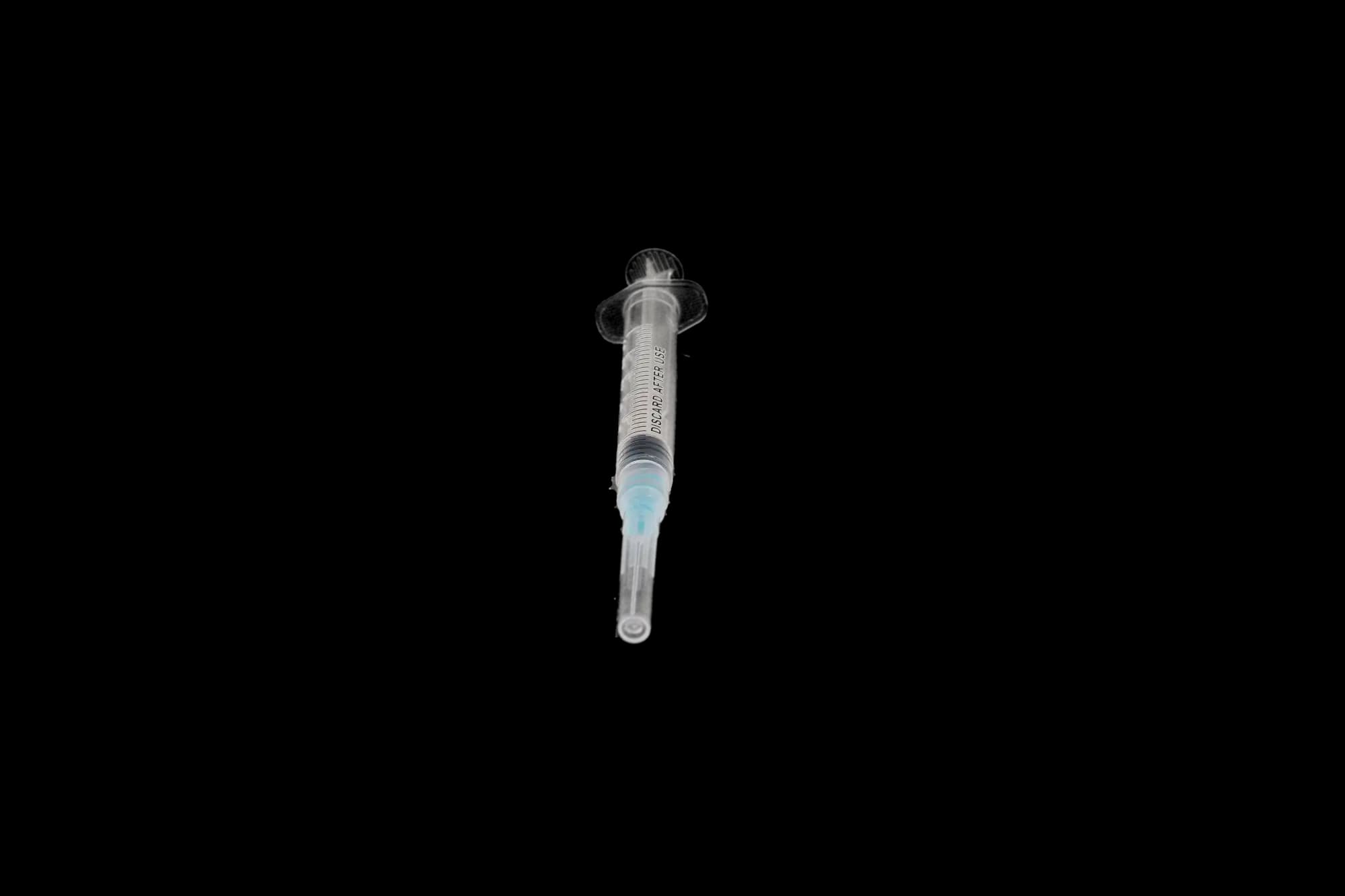 3D Dental Endo Irrigation Syringes with Side-Vent Closed End Needles, 3 cc, 23 Ga, Blue, 100/Pk, EN23S thumbnail 3
