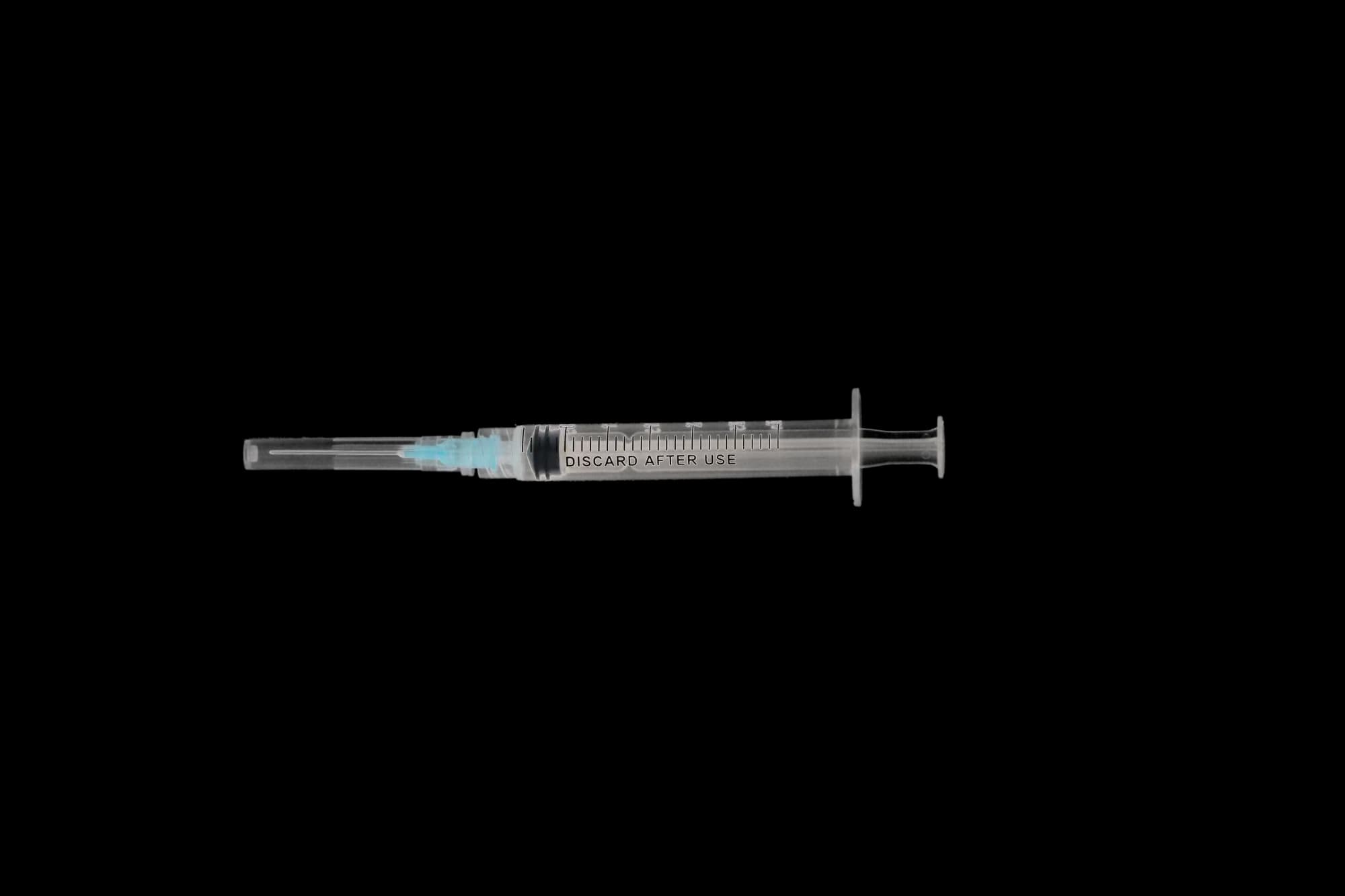 3D Dental Endo Irrigation Syringes with Side-Vent Closed End Needles, 3 cc, 23 Ga, Blue, 100/Pk, EN23S thumbnail 5