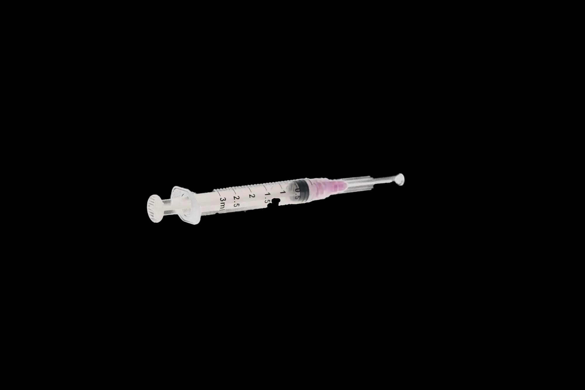 3D Dental Endo Irrigation Syringes with Side-Vent Closed End Needles, 3 cc, 30 Ga, Purple, 100/Pk, EN30S - Endo Irrigation Syringes &amp; Side-Vent Closed End Needles, 3 cc, 30 Ga, Purple, 100/Pk, EN30S - Image 1