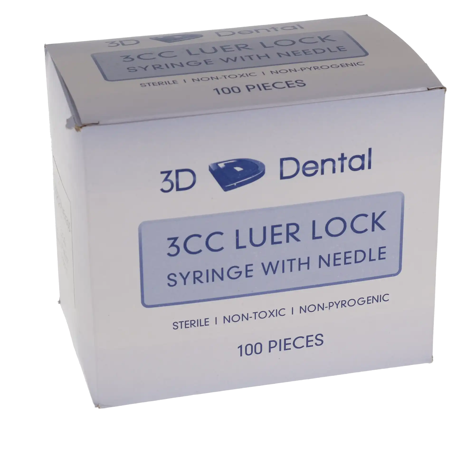 3D Dental Endo Irrigation Syringes with Side-Vent Closed End Needles, 3 cc, 30 Ga, Purple, 100/Pk, EN30S thumbnail 4
