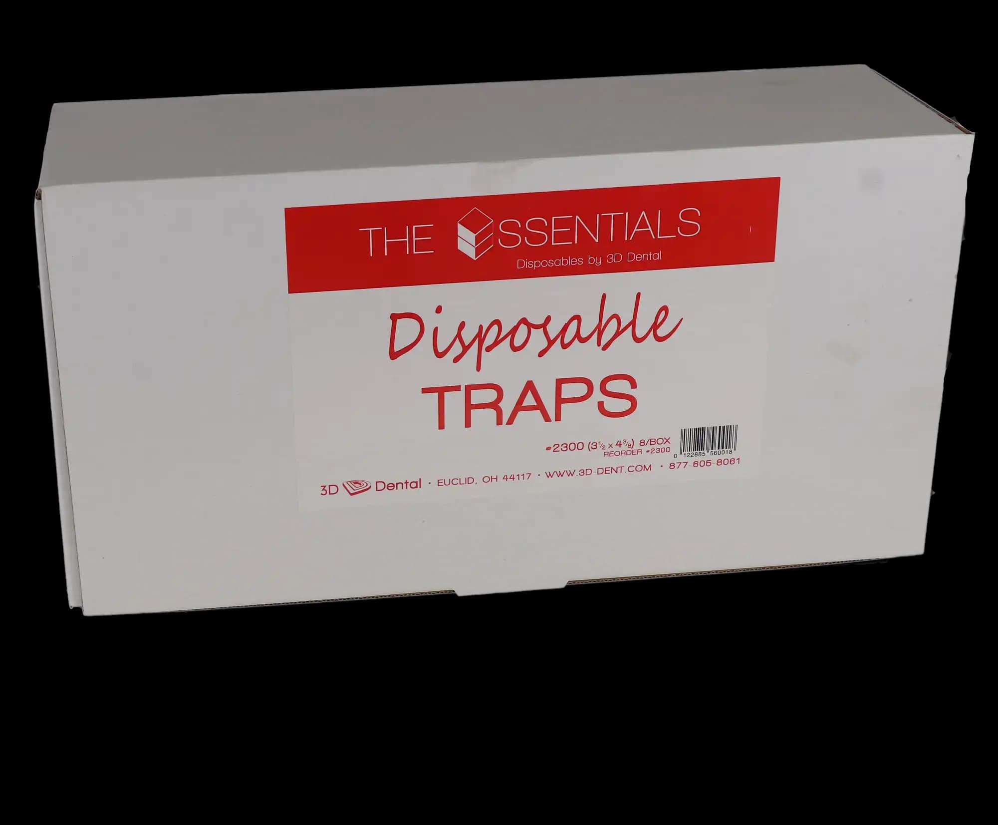 3D Dental Evacuation Trap, 3 1/2" x 4 3/8", #2300, 8/Pk, TR-2300 thumbnail 4