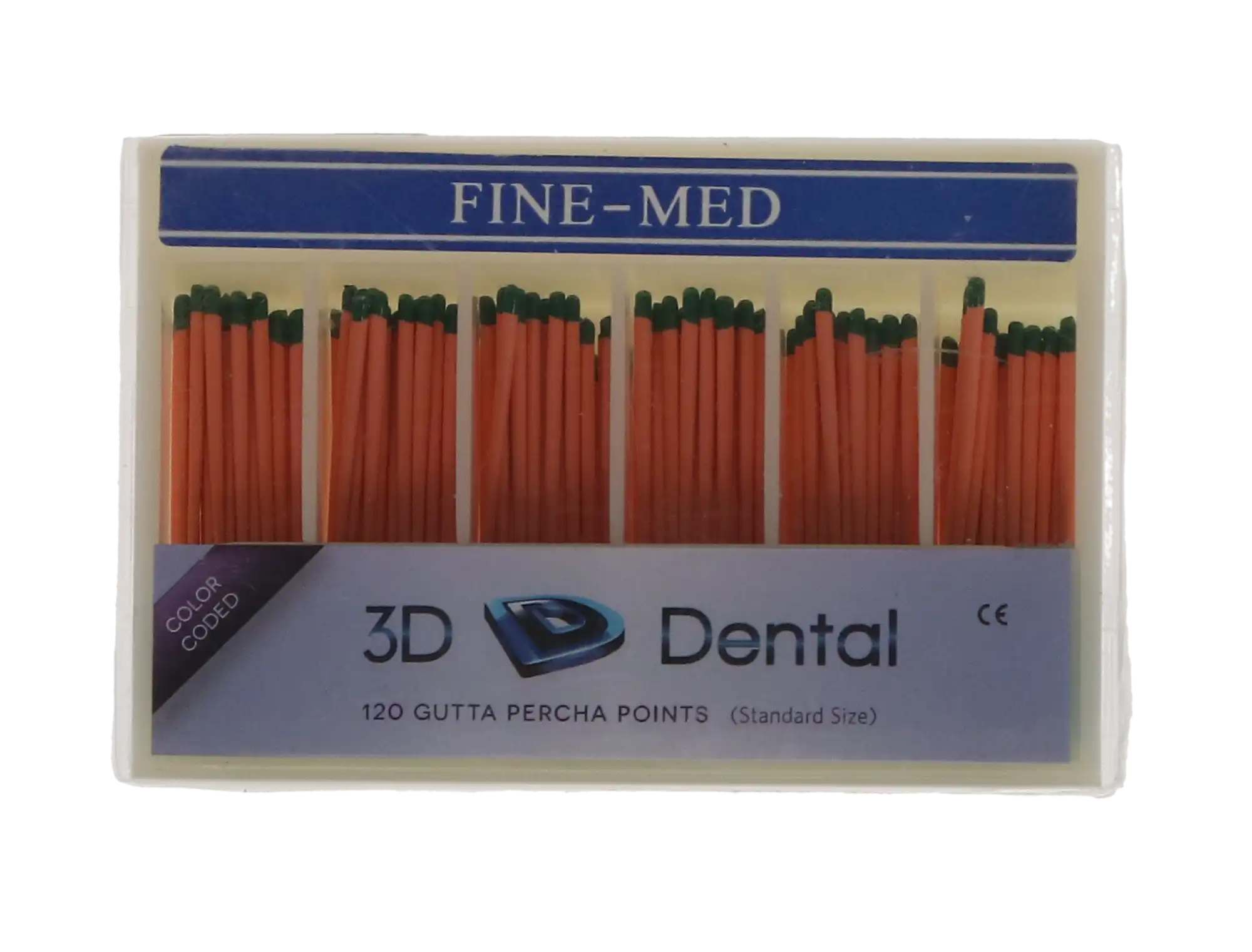 Gutta Percha Obturating Points, Hand-Rolled, Regular Bulk, Fine/Medium, 120/Pk, GPBFM thumbnail 4