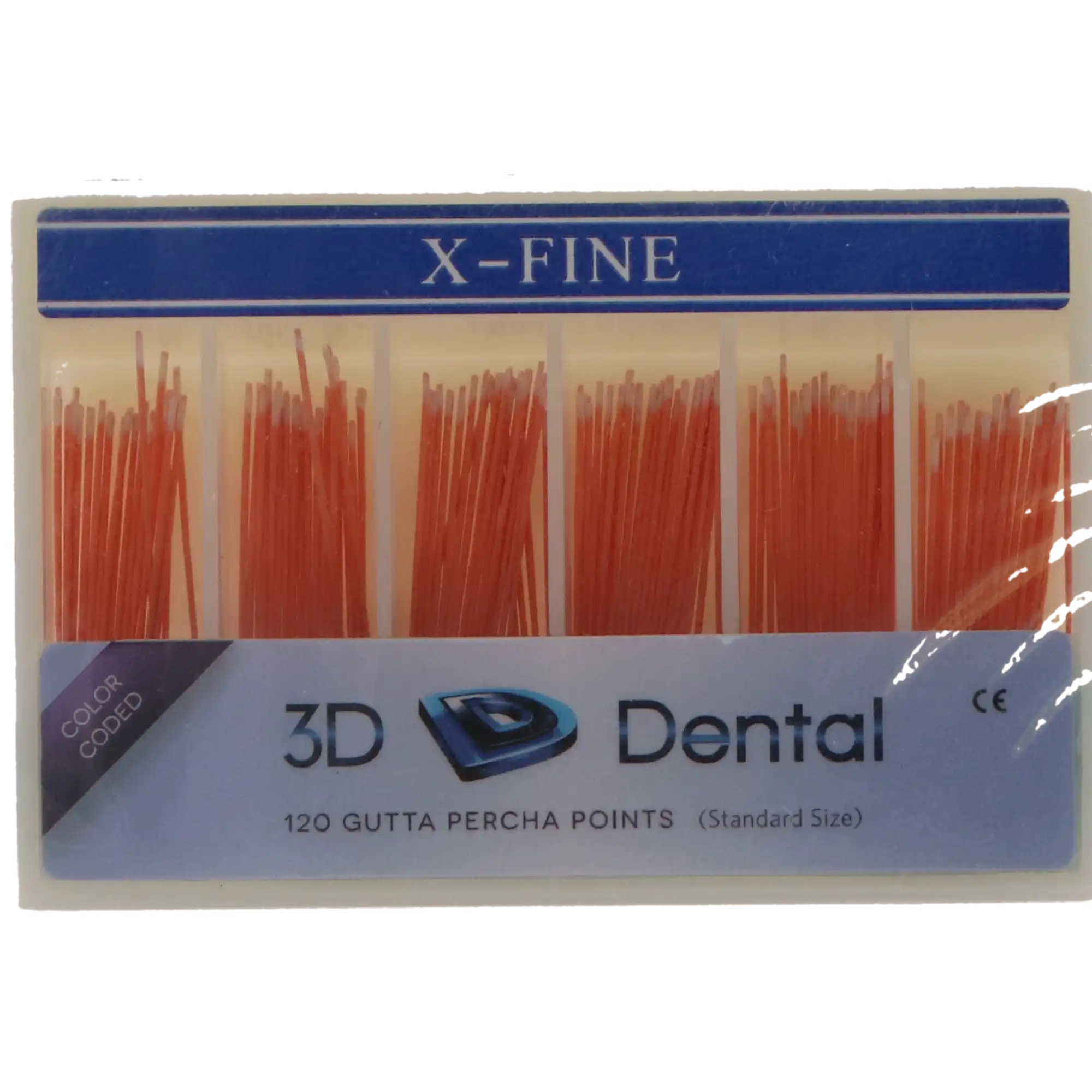Gutta Percha Obturating Points, Hand-Rolled, Regular Bulk, X-Fine, 120/Pk, GPBXF thumbnail 4