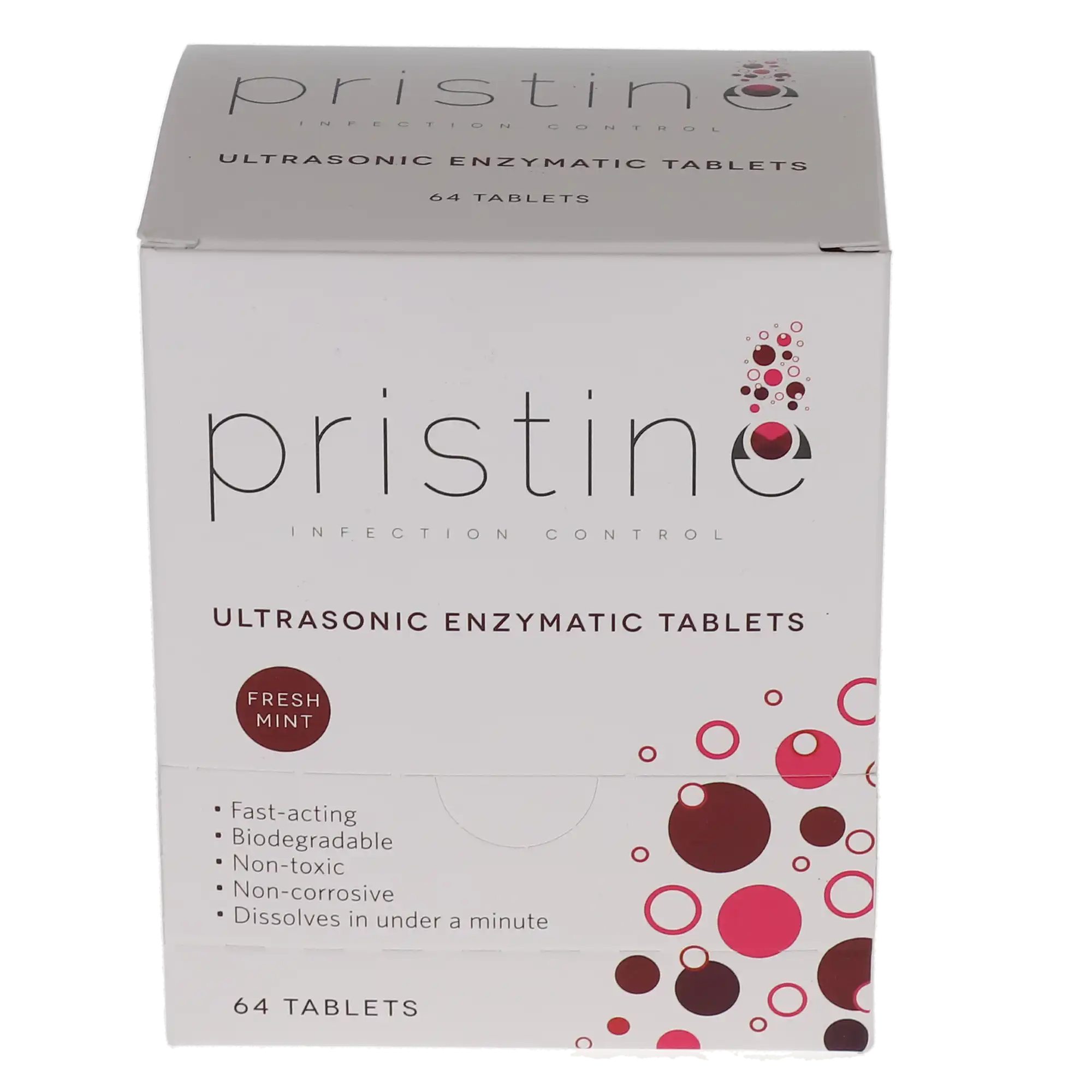 3D Dental Pristine Ultrasonic Bio-Enzymatic Cleaning Tablets, 64/Pk, PRST-UT thumbnail 4