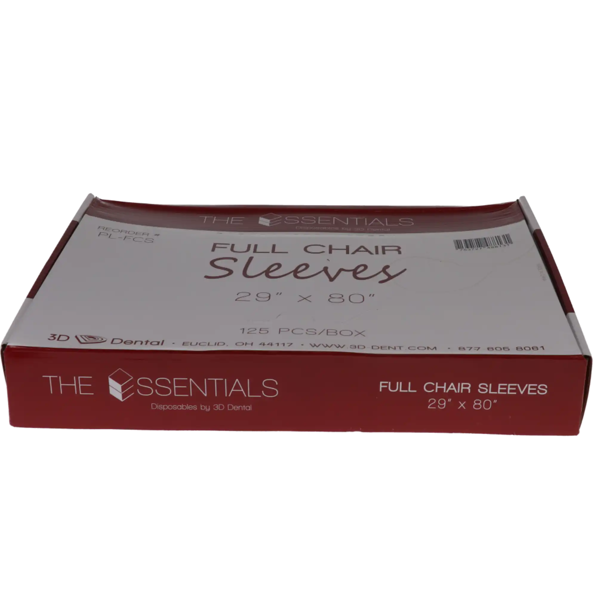 3D Dental Chair Covers / Sleeves, Full, 29" x 80", 125/Box, PL-FCS thumbnail 4