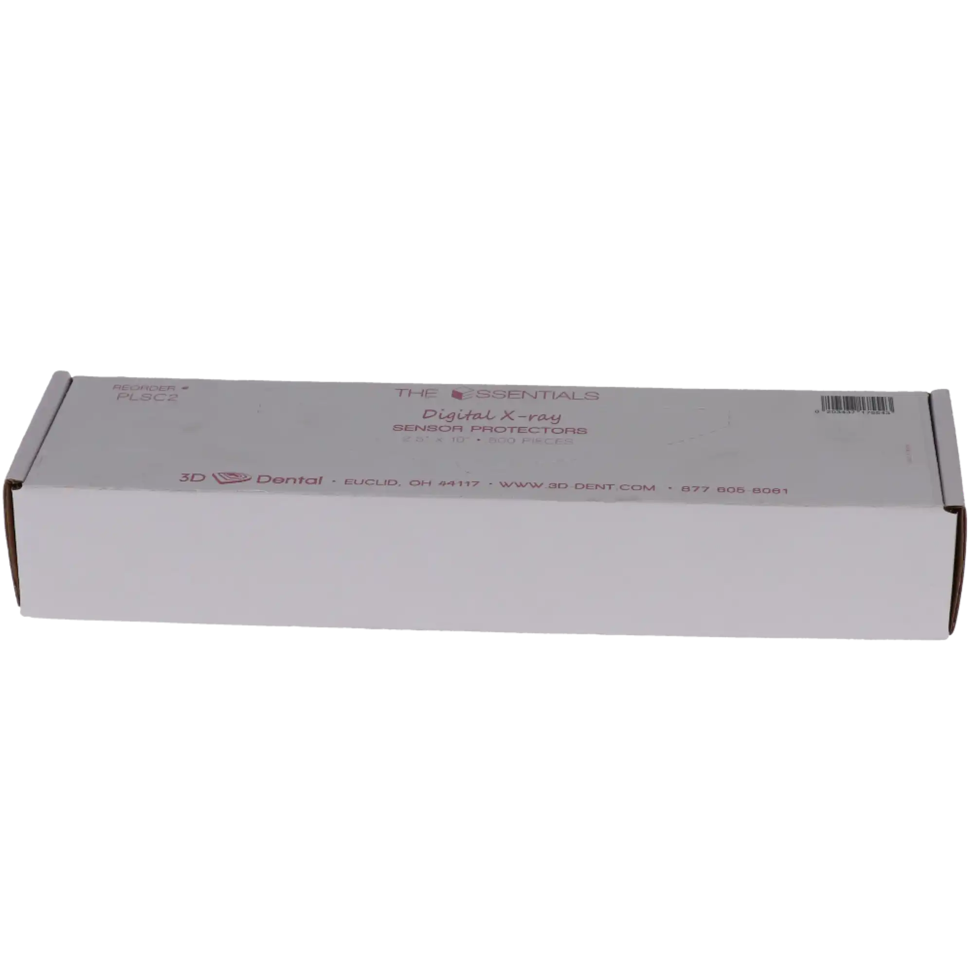 3D Dental Essentials Digital Sensor Sleeves/Covers, 2.5" x 10", Size #2, 500/Pk, IC794, PL-SC2-B thumbnail 4
