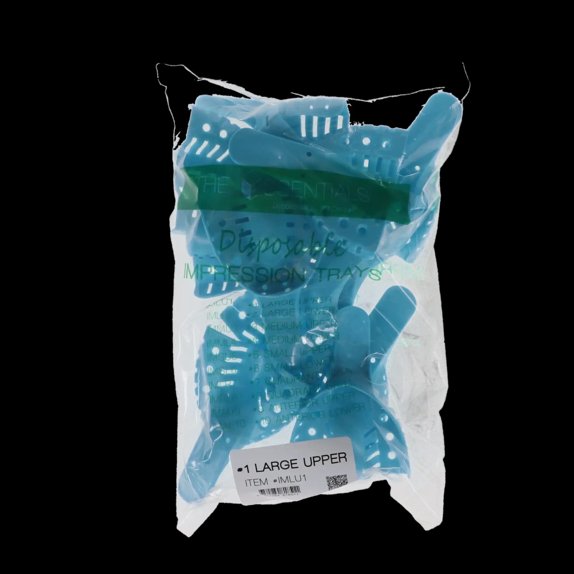 3D Dental The Essentials Disposable Perforated Impression Trays, #1 Large Upper, Full-Arch, 12/Pk, IMLU1 thumbnail 4