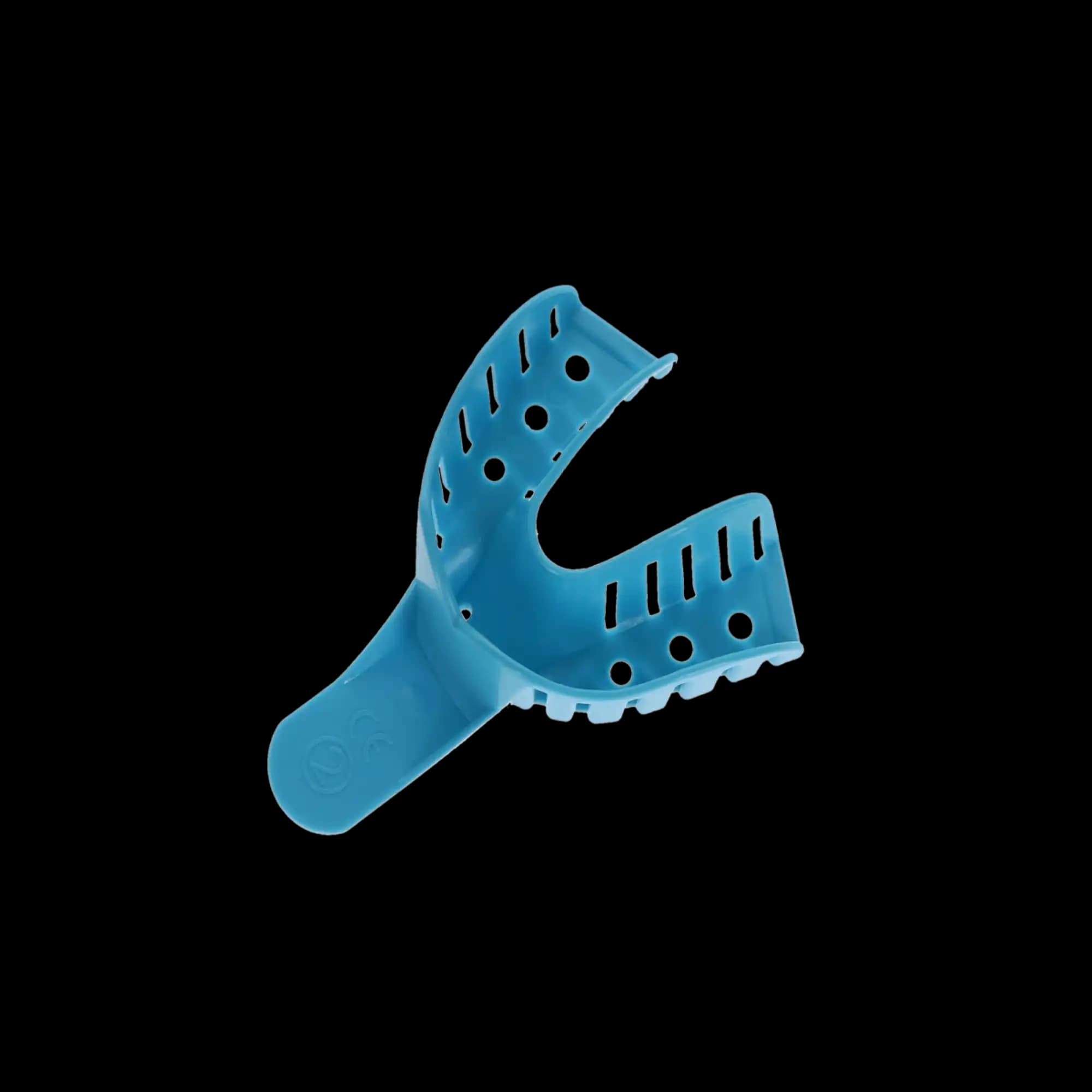 3D Dental The Essentials Disposable Perforated Impression Trays, #2 Large Lower, 12/Pk, IMLL2 thumbnail 3